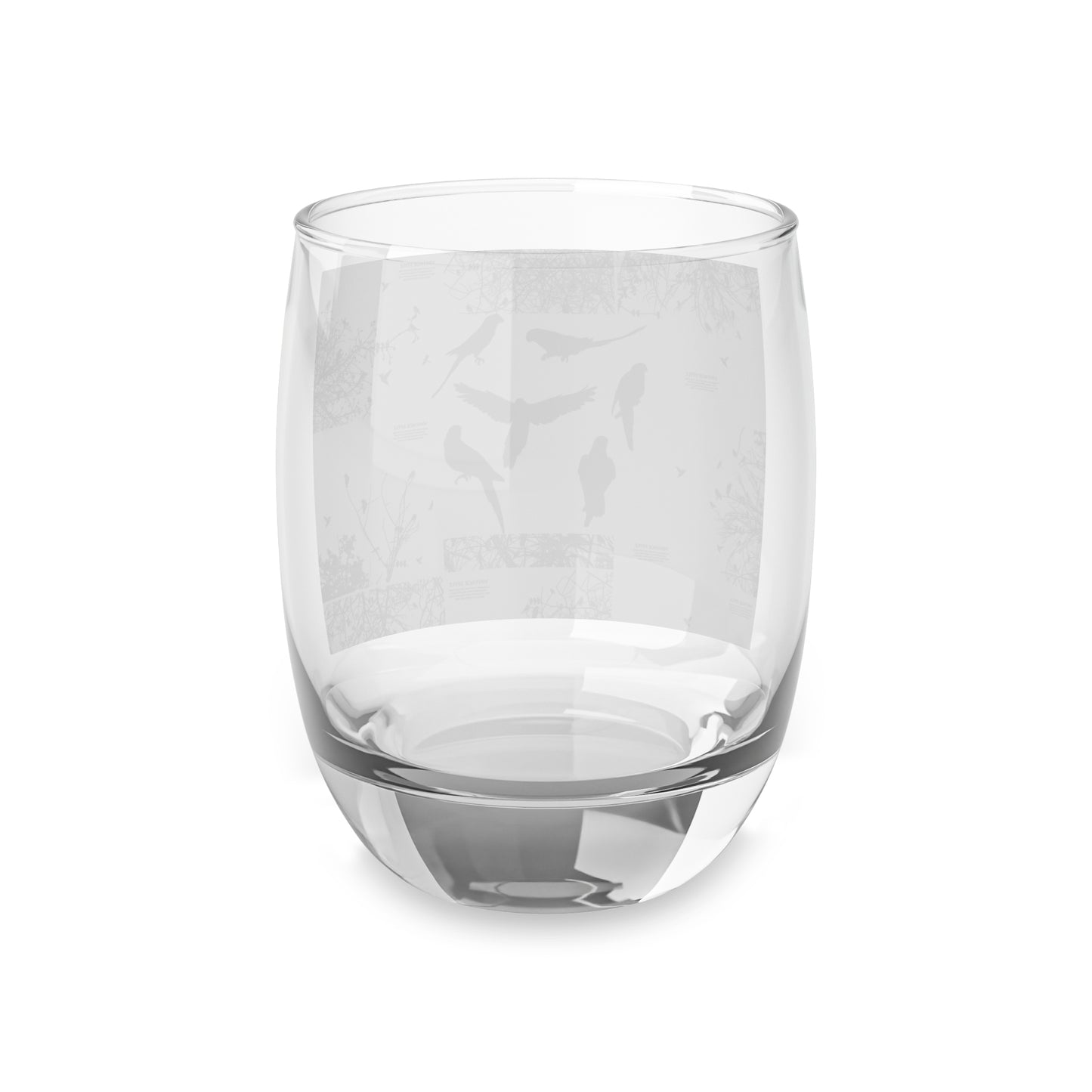 Artistic Whiskey Glass with Bird Silhouettes | Perfect for Celebrations & Gifting
