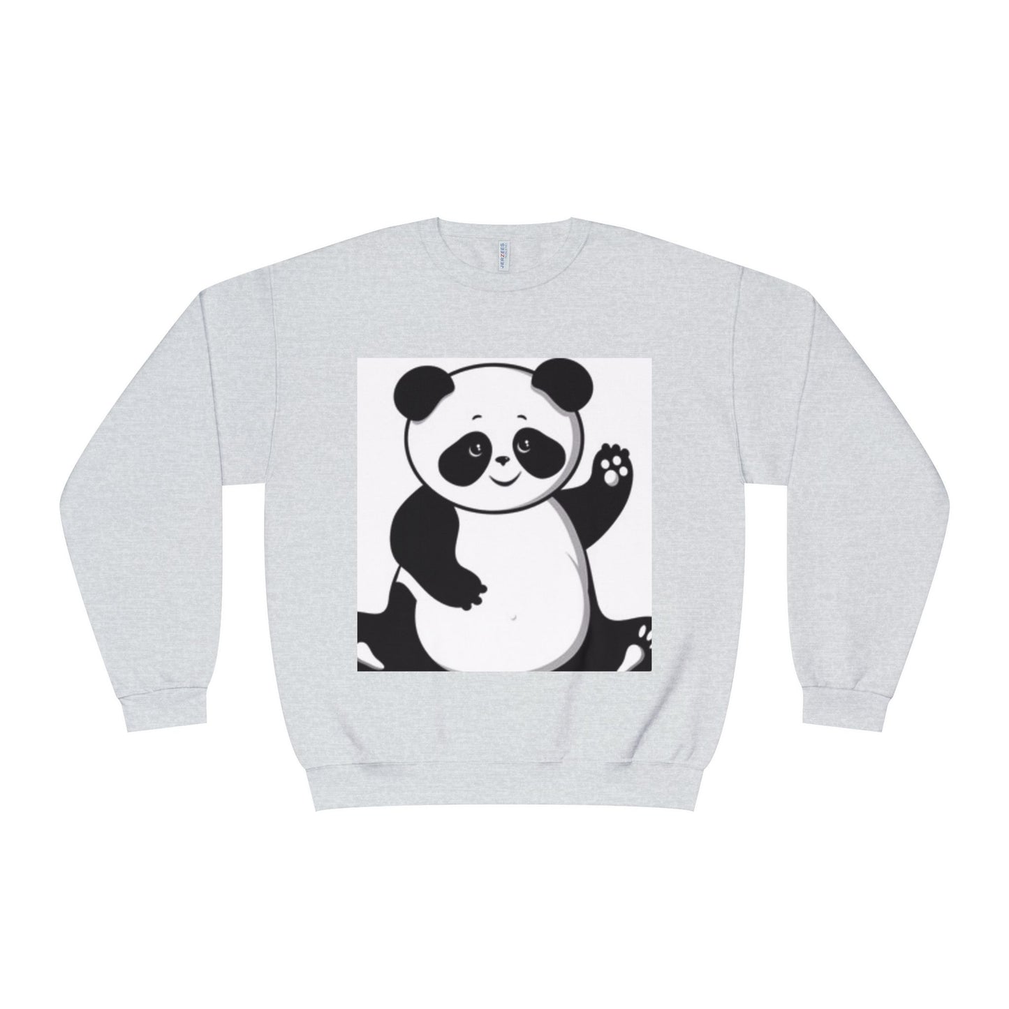 Cute Panda Unisex Crewneck Sweatshirt - Cozy Casual Wear for Animal Lovers