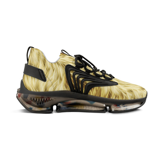 Stylish Men's Mesh Sneakers - Trendy Fur Design for Everyday Comfort