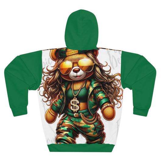 Trendy Unisex Pullover Hoodie with Bear Graphic - Perfect for Casual Wear and Gifting