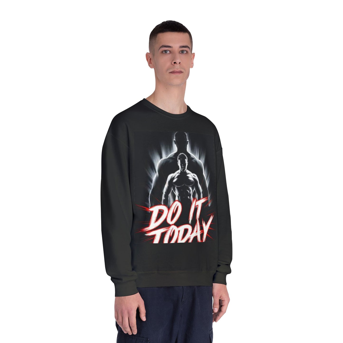 Motivational Sweatshirt - 'Do It Today' Unisex Crewneck