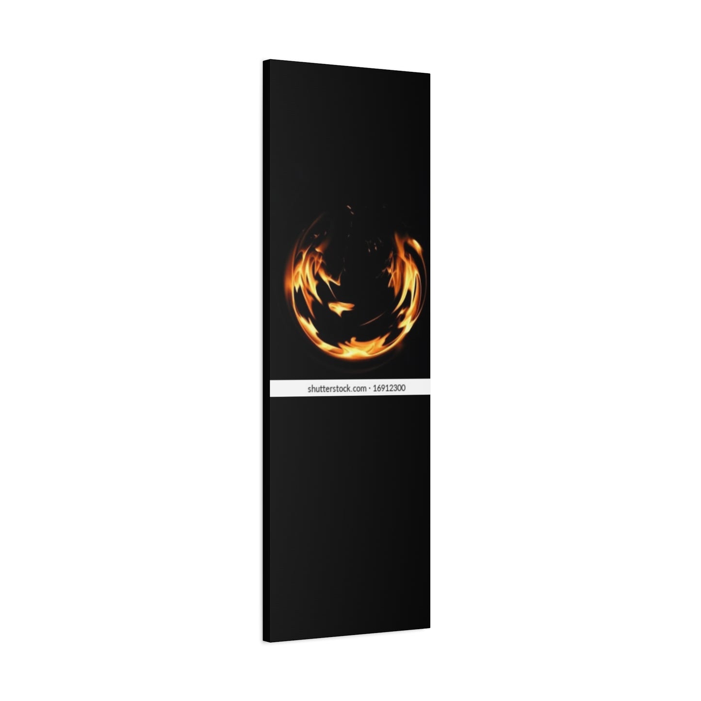 Fire Swirl Matte Canvas Art - Stretched 1.25" Gallery Wrap