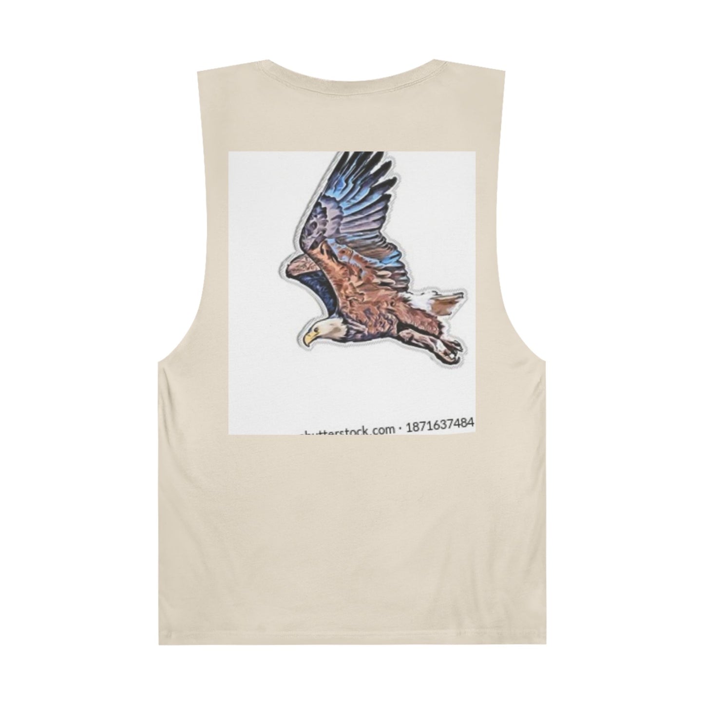 Unisex Artistic Spiderweb & Eagle Tank Top - Unique Graphic Sleeveless Tee for Nature Lovers