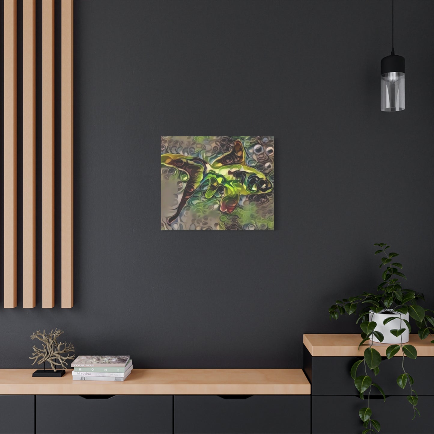 Abstract Nature Canvas Art - Stretched Matte Wall Decor