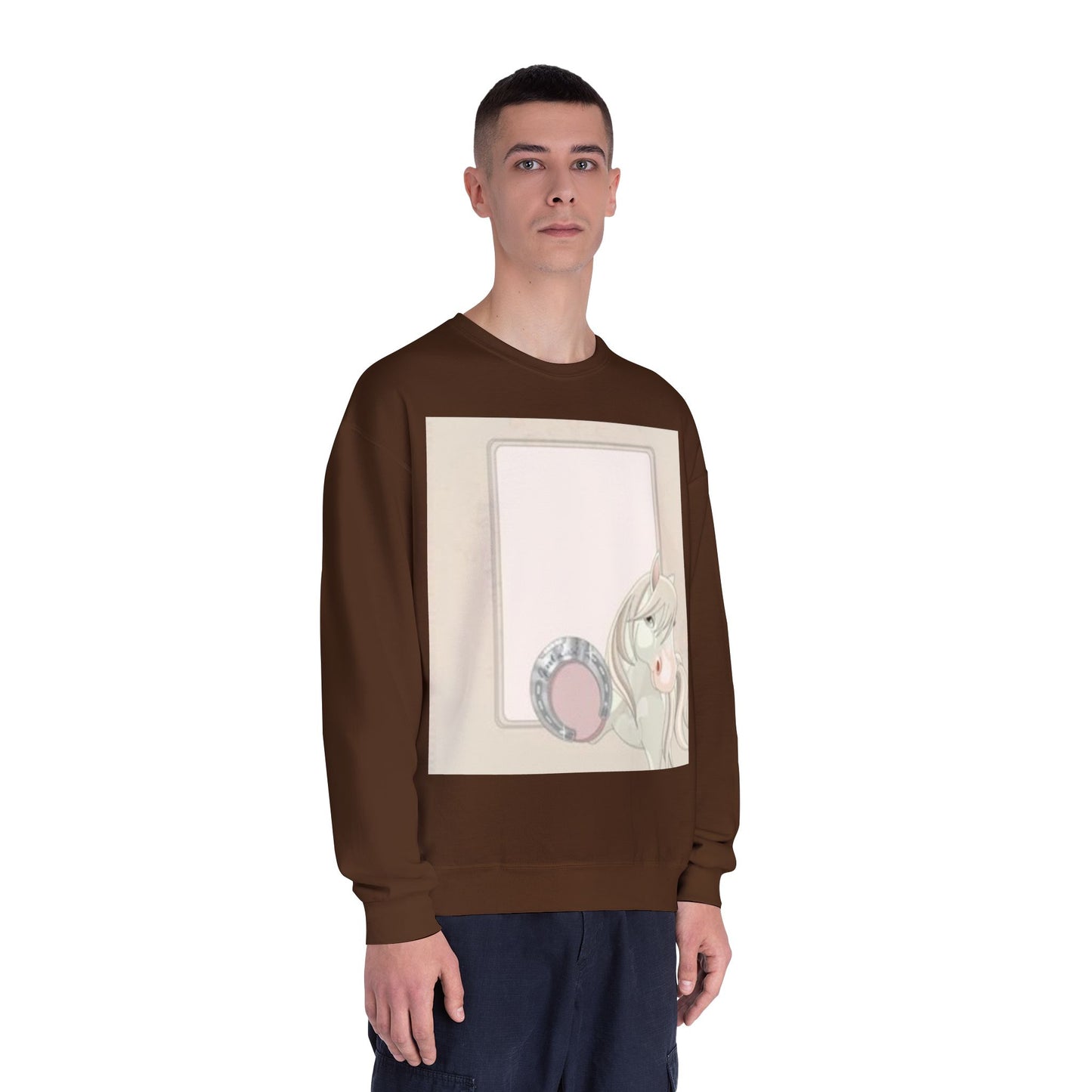 Cute Unicorn Blank Space Unisex Crewneck Sweatshirt