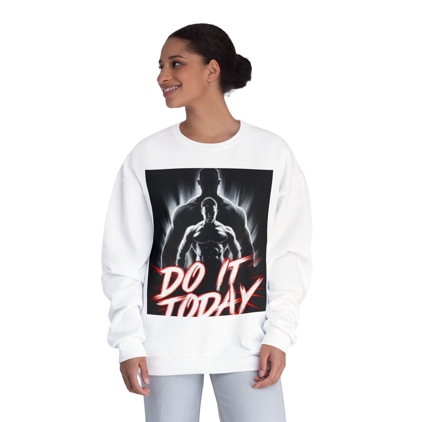 Motivational Sweatshirt - 'Do It Today' Unisex Crewneck