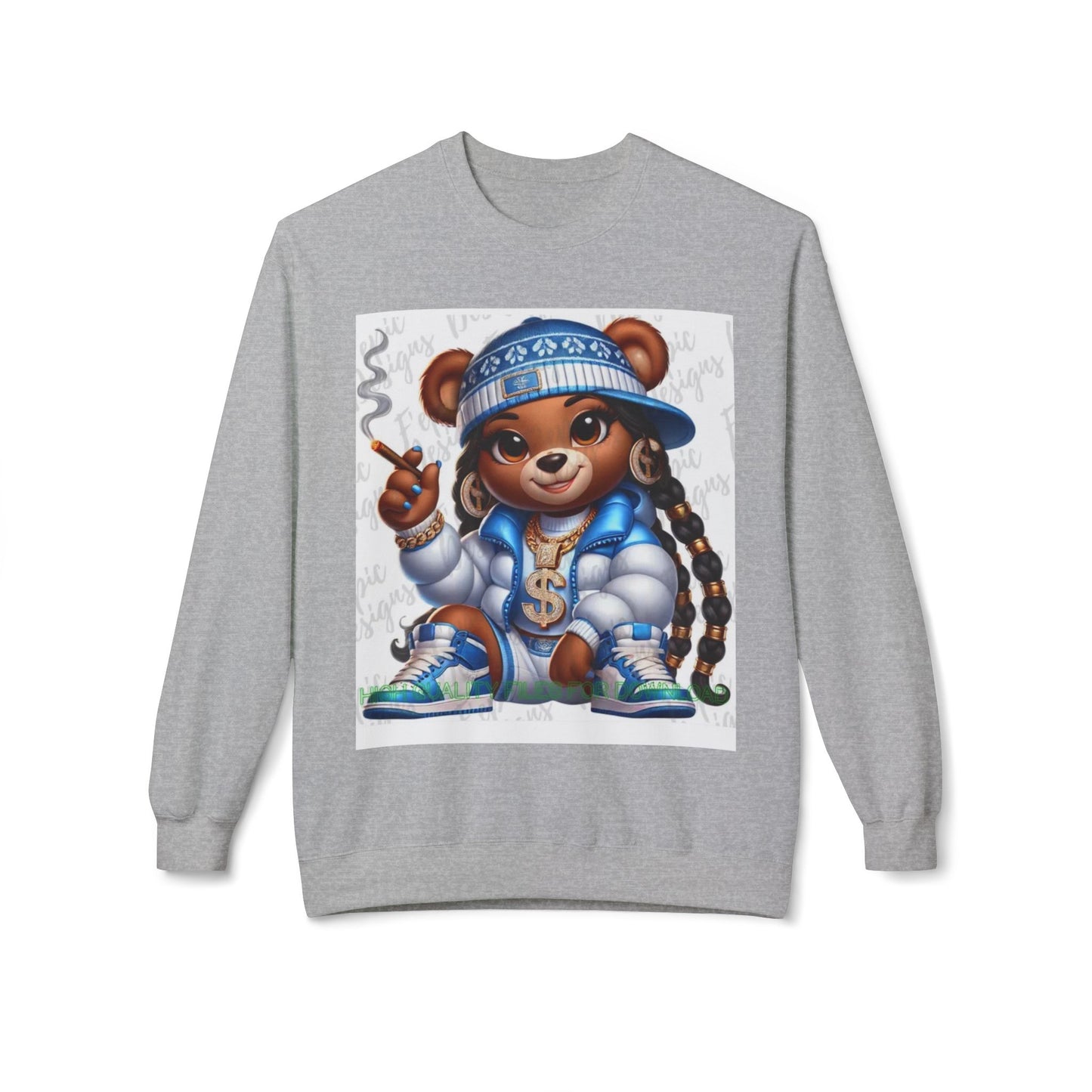 Cool Bear Streetwear Sweatshirt - Funky Unisex Crewneck with Attitude
