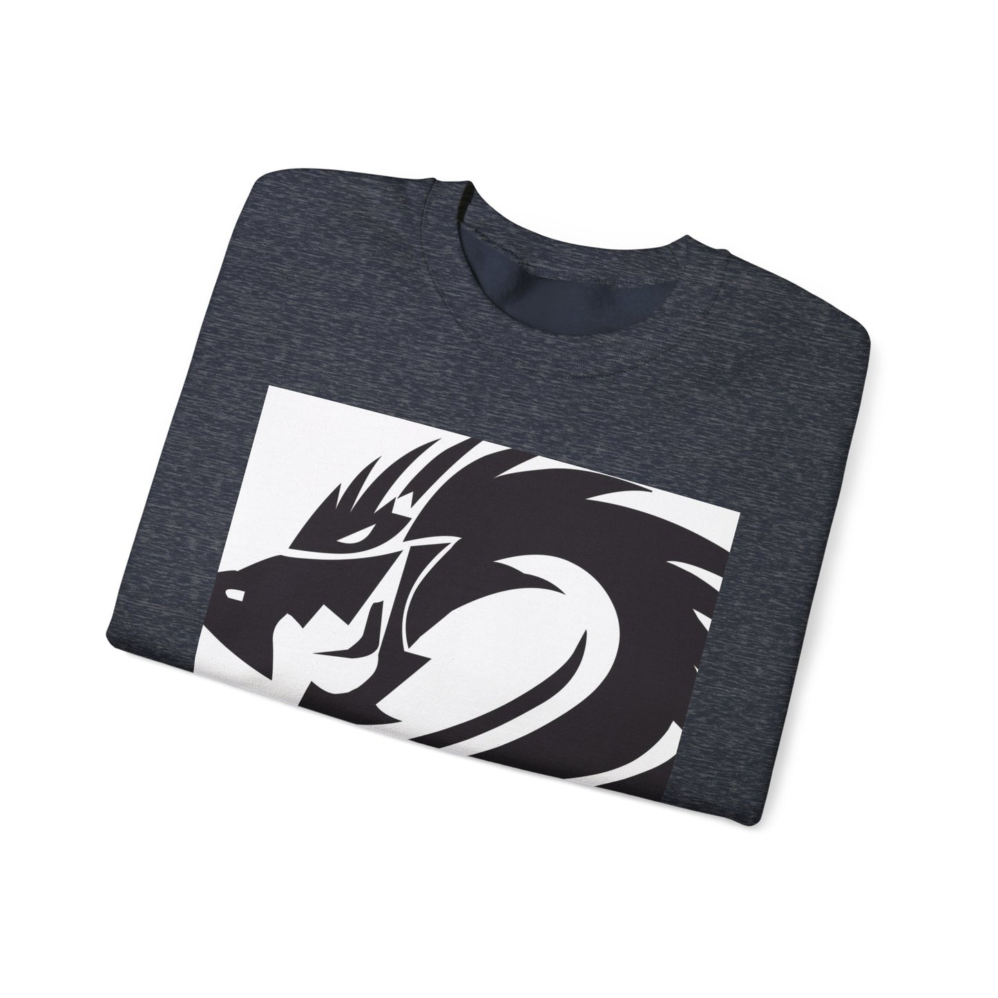 Dragon Graphic Unisex Heavy Blend Sweatshirt - Cozy and Stylish for Fantasy Enthusiasts