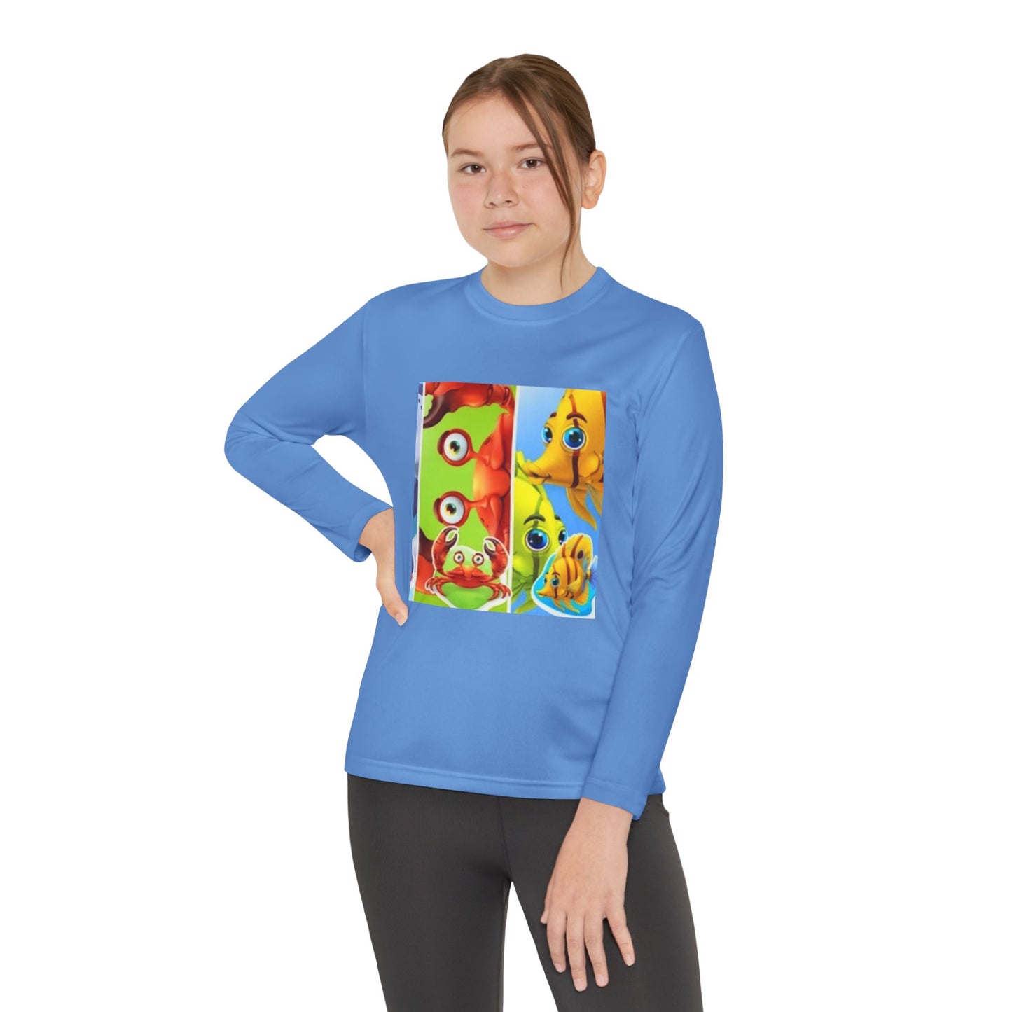 Vibrant Youth Long Sleeve Tee - Fun Animal Designs for Playful Kids