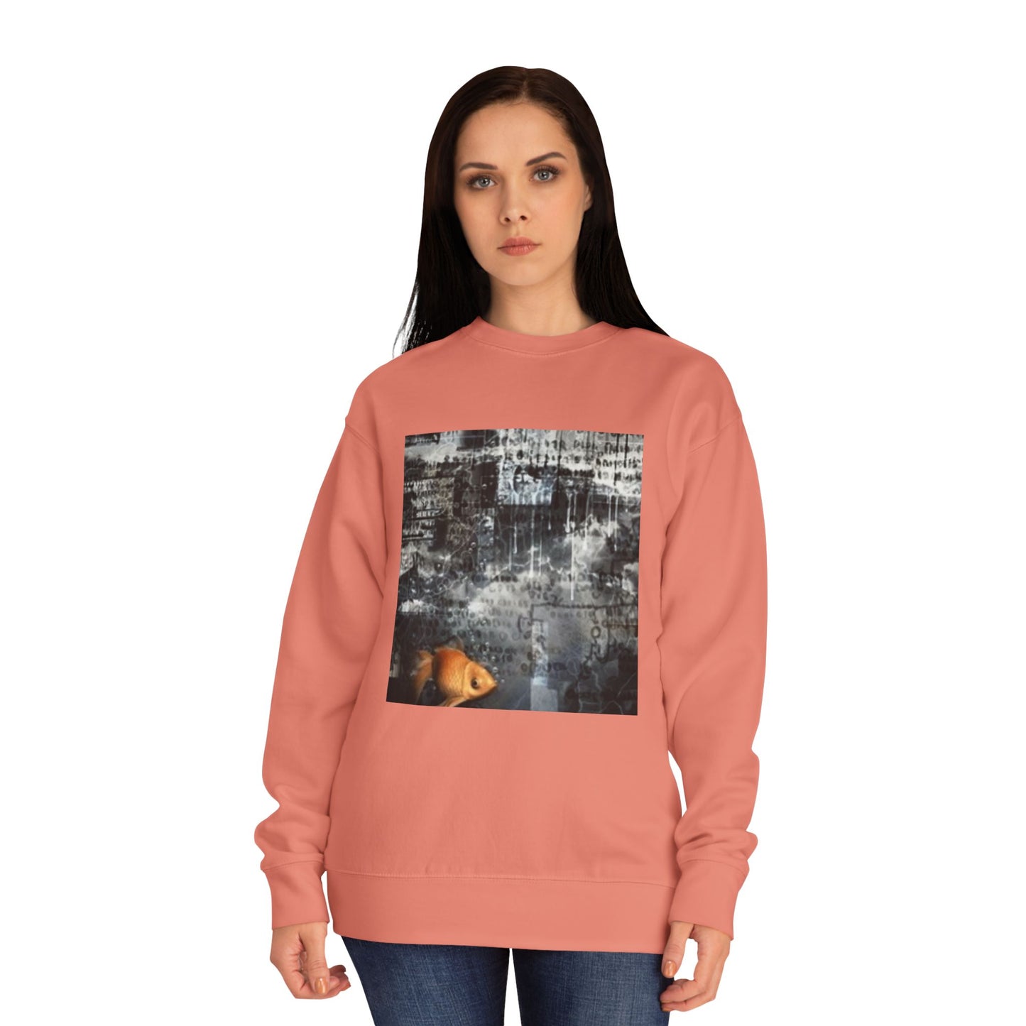 Roaring Lion Unisex Crew Sweatshirt - Bold Art for Animal Lovers