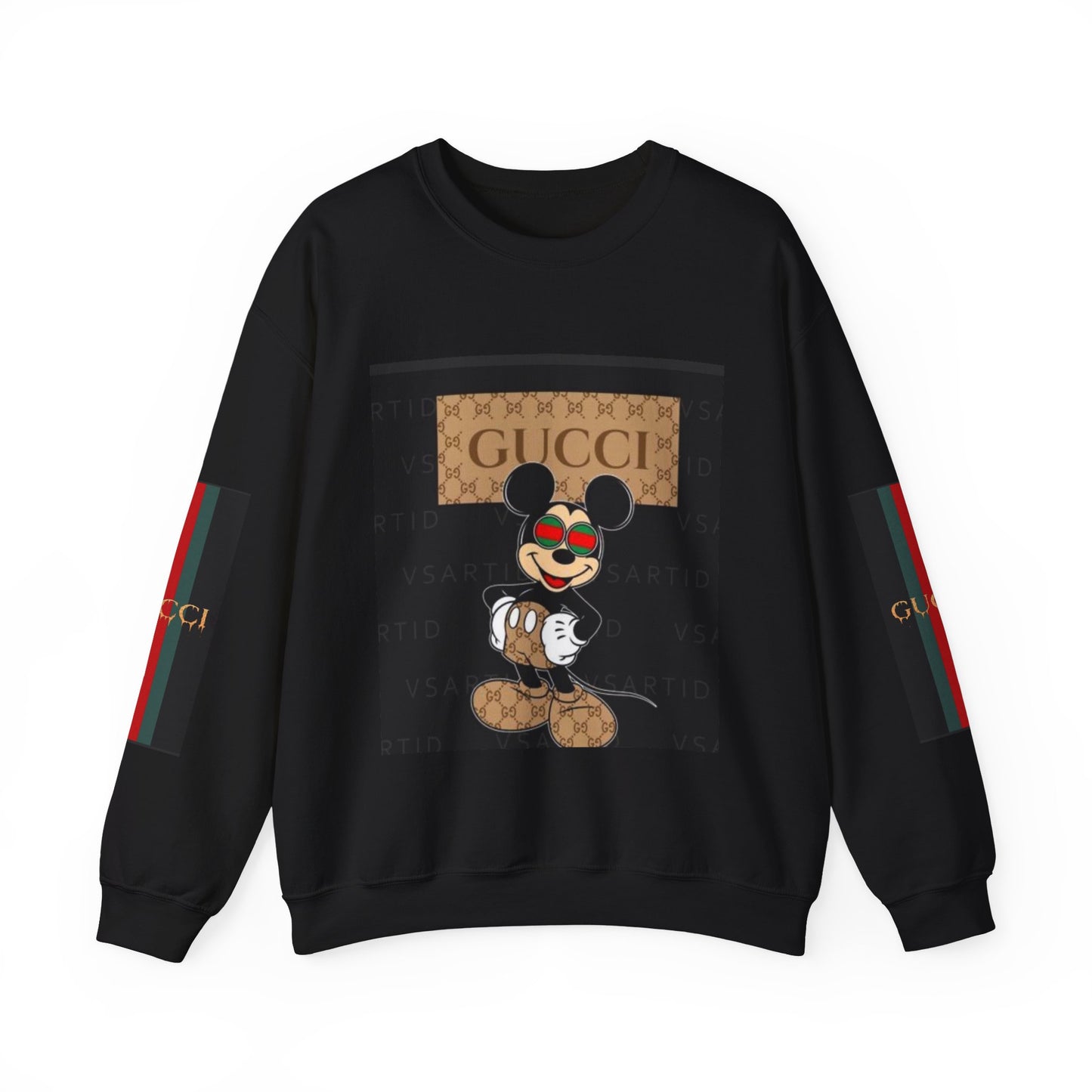 Gucci-Inspired Mickey Mouse Unisex Heavy Blend™ Crewneck Sweatshirt