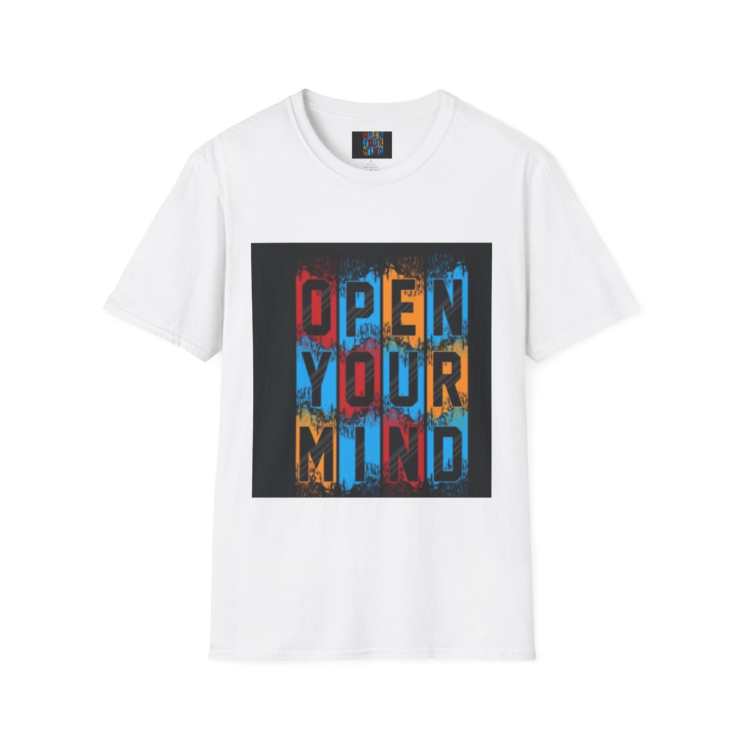 Open Your Mind Unisex Softstyle T-Shirt - Inspiring Wear for Creative Souls