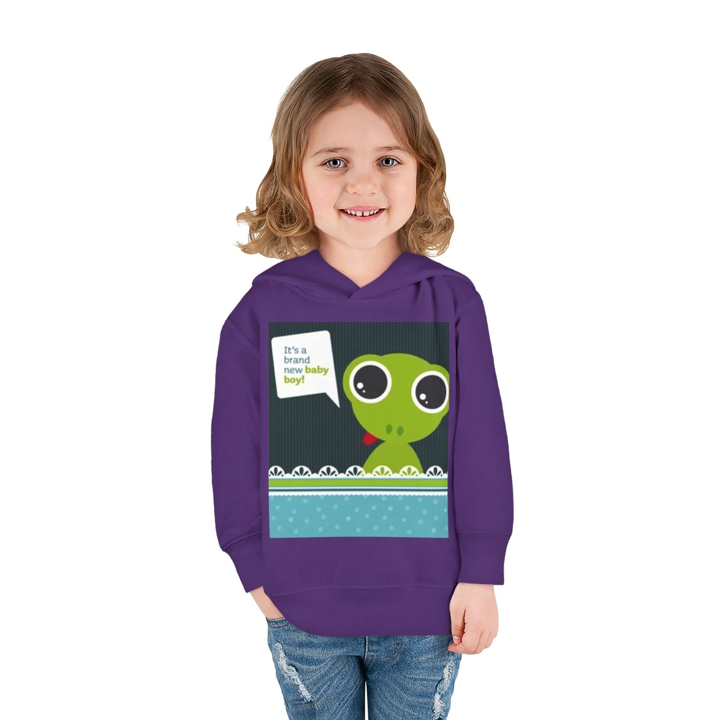 It's a Boy Alien Toddler Hoodie - Cute Fleece Pullover for Boys