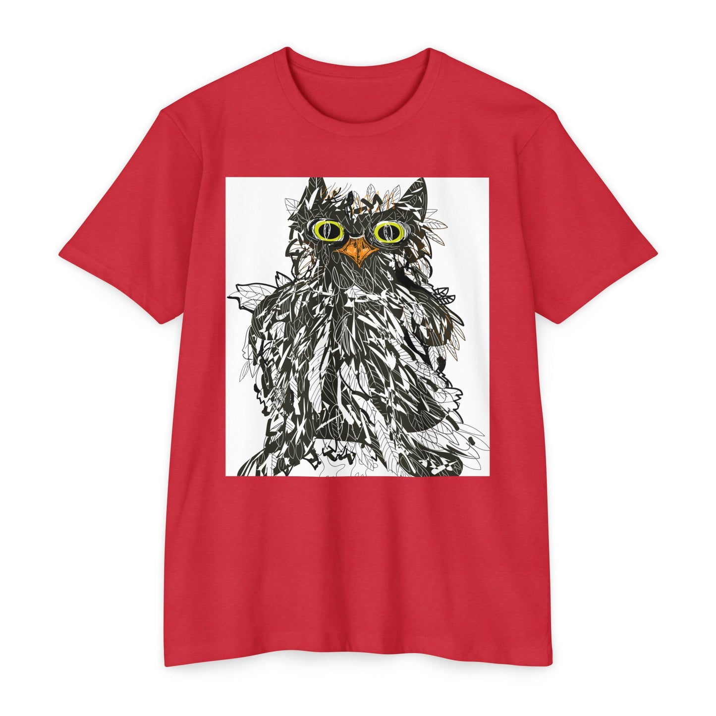 Whimsical Cat Graphic Unisex T-Shirt - Fun & Artsy Apparel