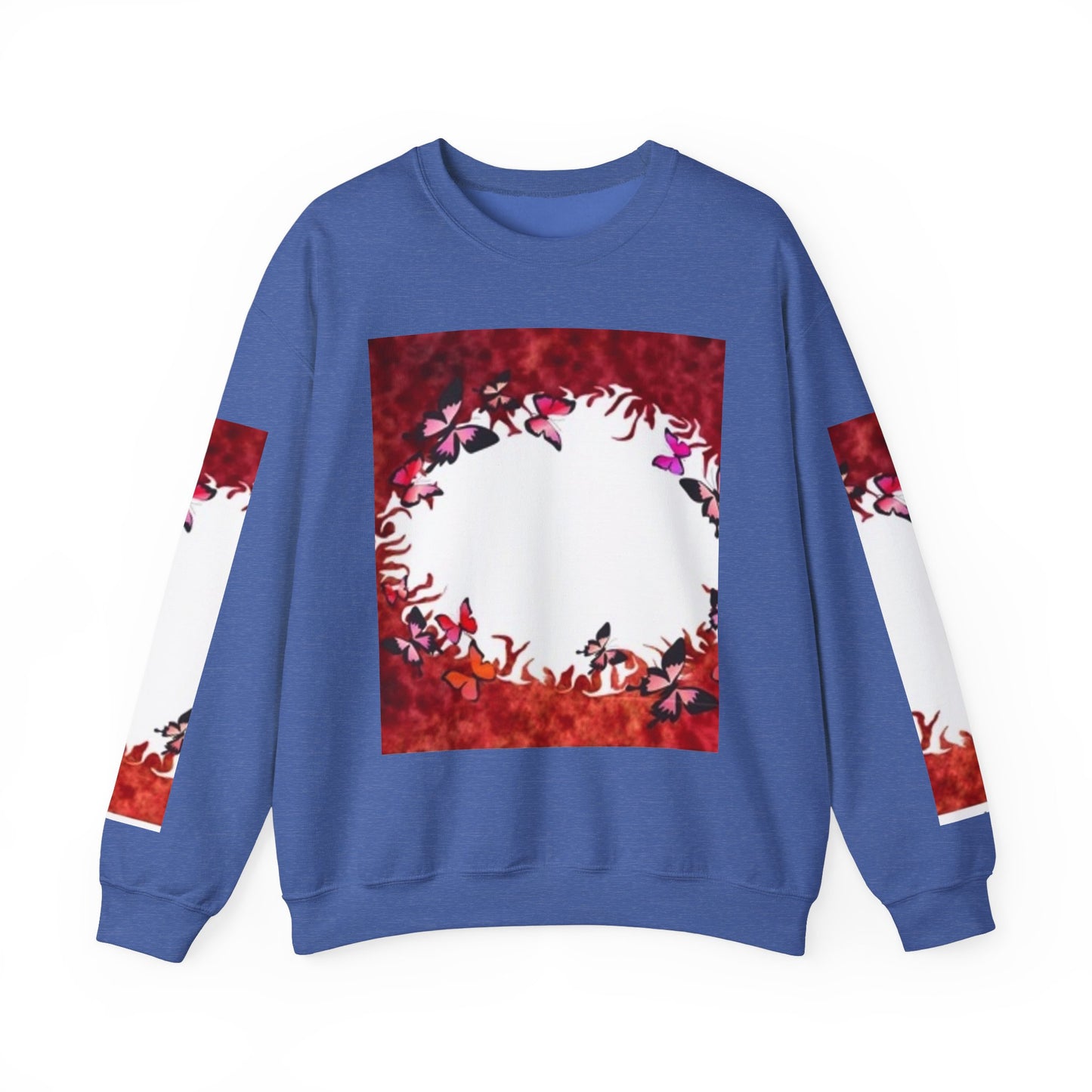 Floral Nature Crewneck Sweatshirt - Cozy Unisex Pullover for Nature Lovers