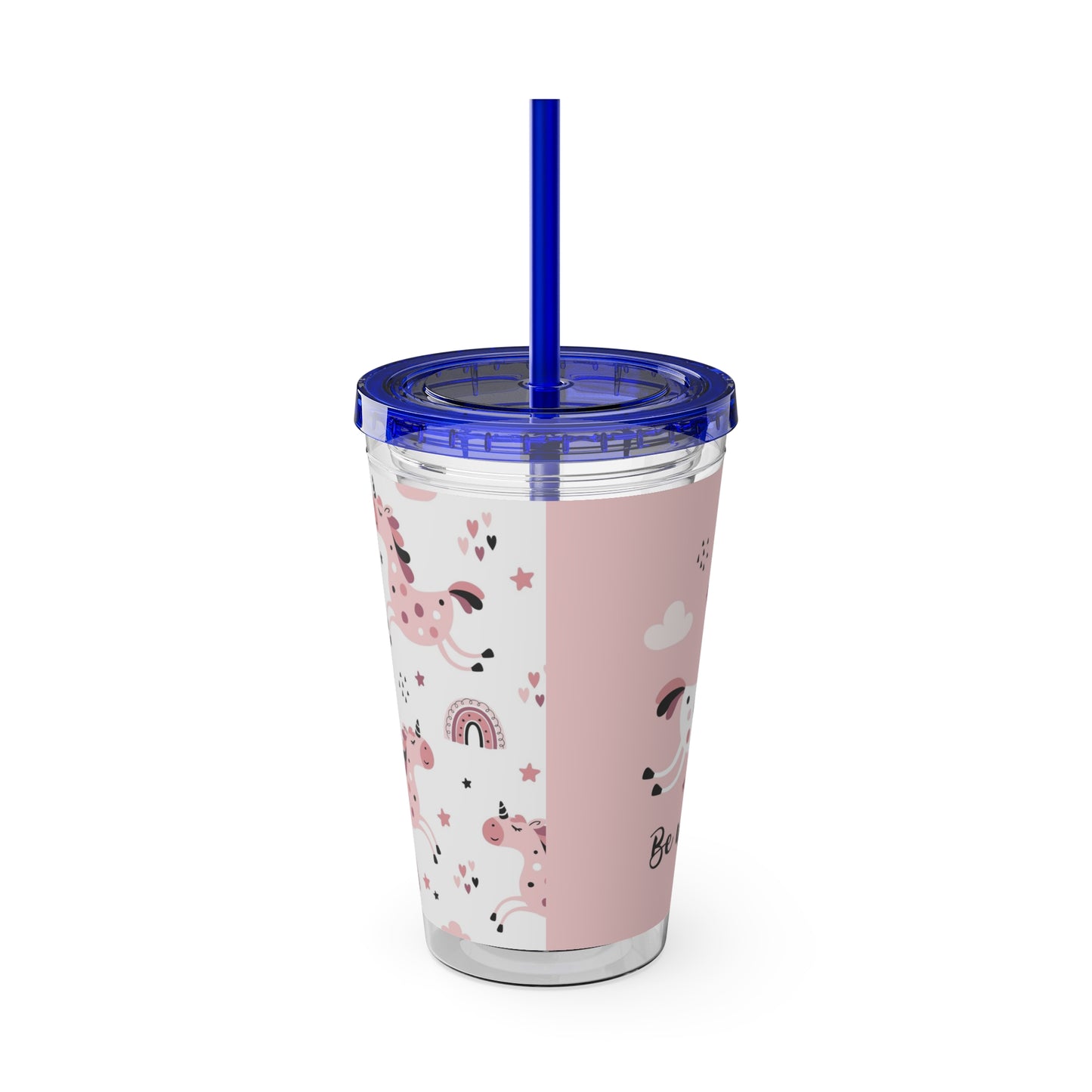Sunsplash Unicorn Tumbler – 16oz Drinkware with Straw, Perfect for Kids & Unicorn Lovers