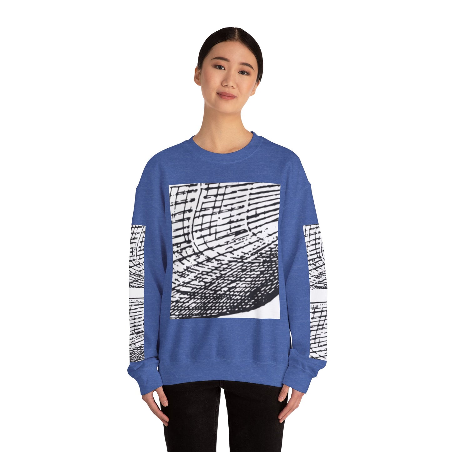 Artistic Unisex Crewneck Sweatshirt - Abstract Design for Cozy Vibes