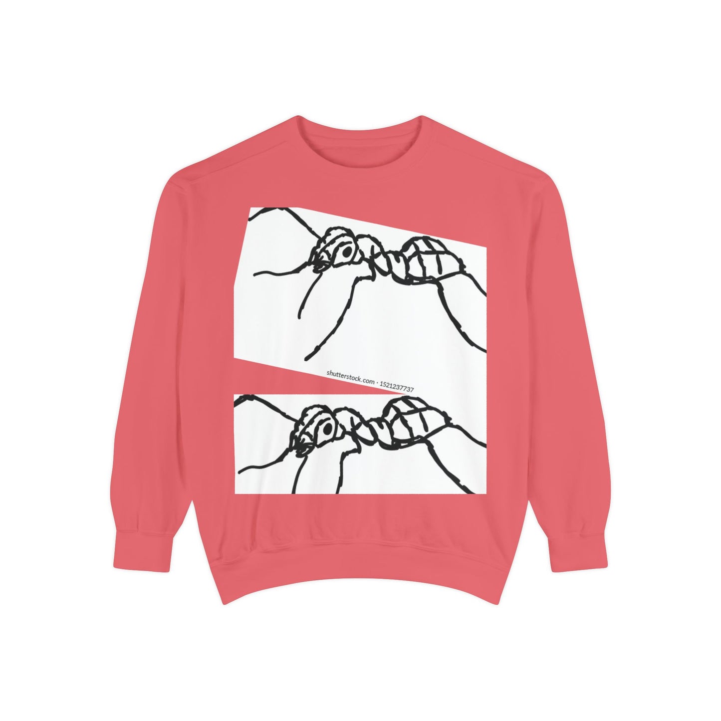Ant-Inspired Unisex Garment-Dyed Sweatshirt - Unique Nature Lover Gift