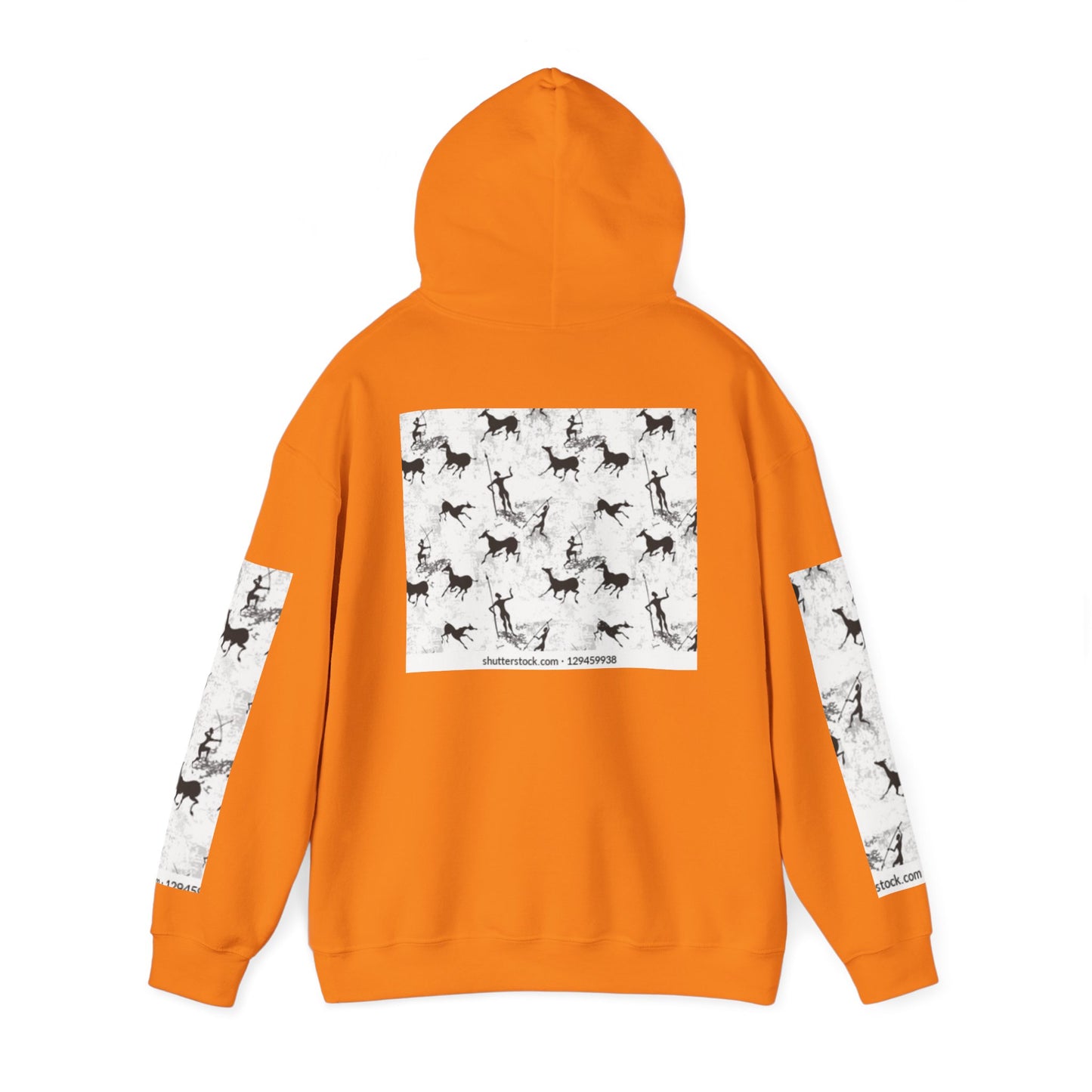 Unisex Heavy Blend Hooded Sweatshirt - Equestrian-Inspired Design