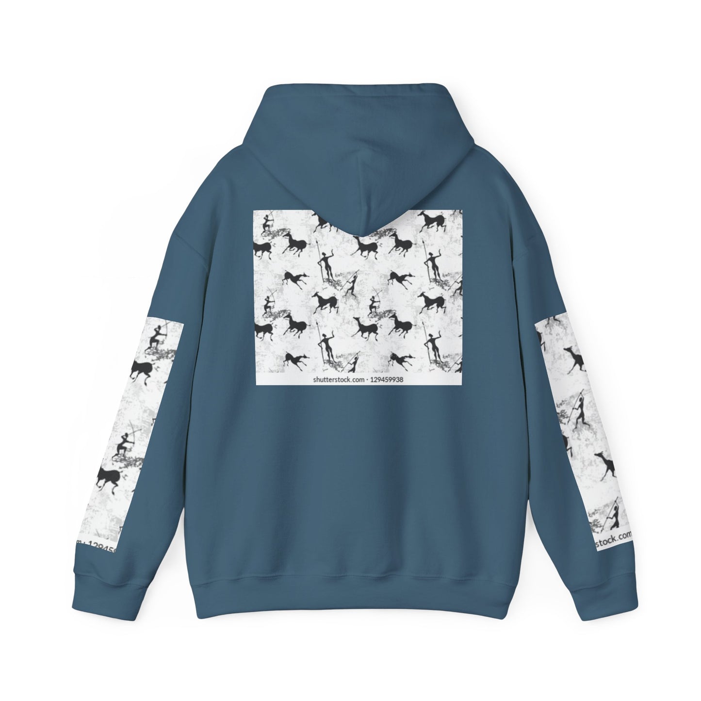 Unisex Heavy Blend Hooded Sweatshirt - Equestrian-Inspired Design