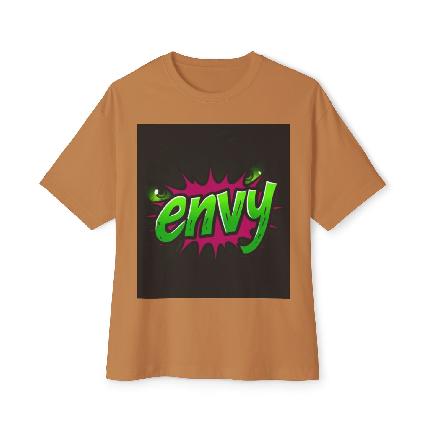 Envy Graphic Oversized Boxy Tee - Trendy Unisex Streetwear