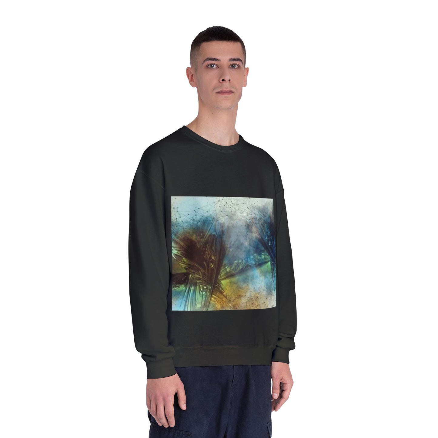 Tranquil Abstract Unisex Crewneck Sweatshirt - Cozy & Artistic