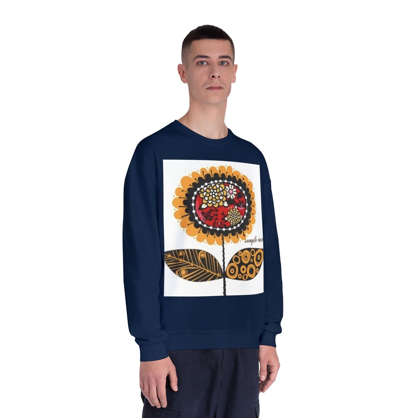 Floral Graphic Sweatshirt - Cozy Unisex Crewneck for All Occasions