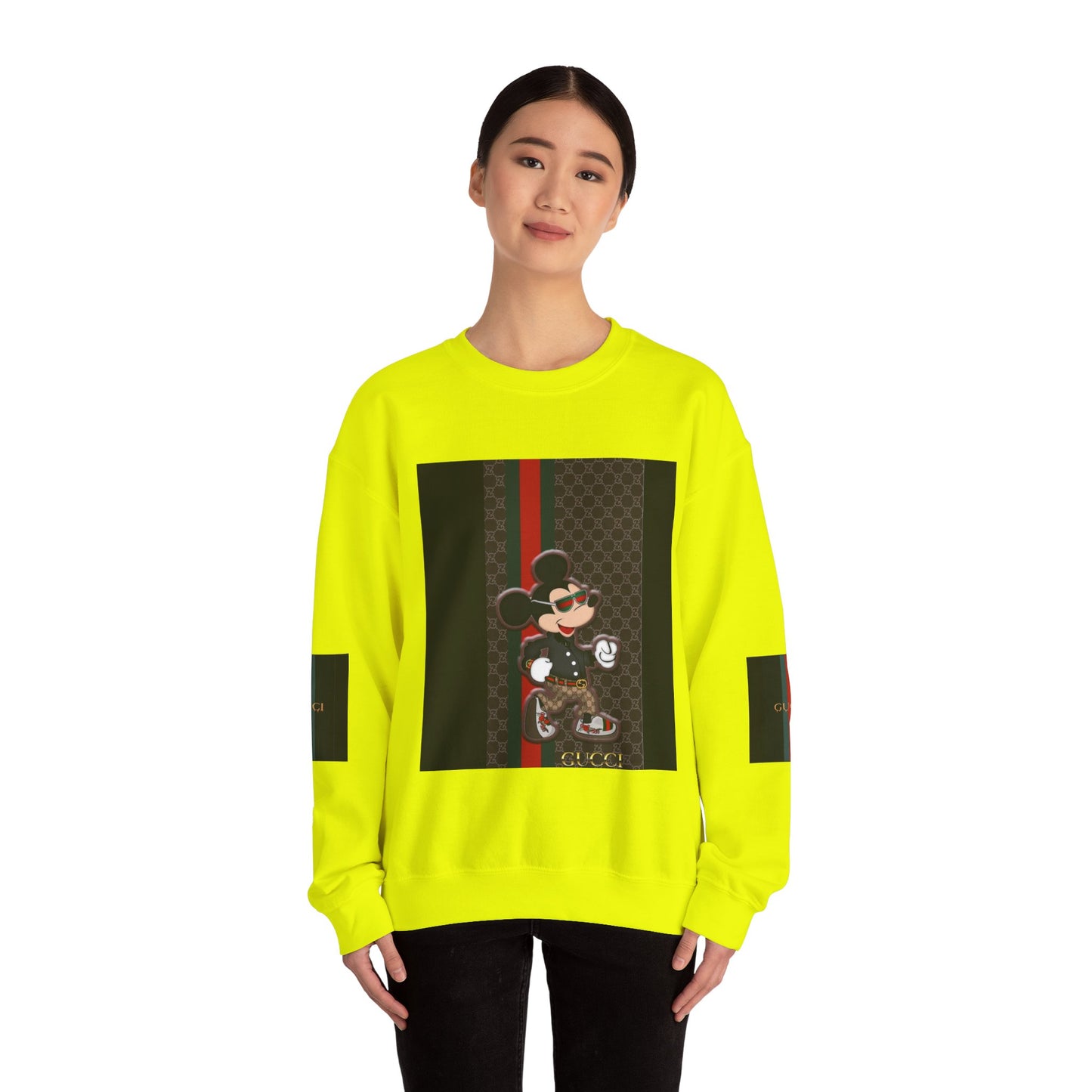 Limited Edition Gucci Inspired Mickey Mouse Crewneck Sweatshirt