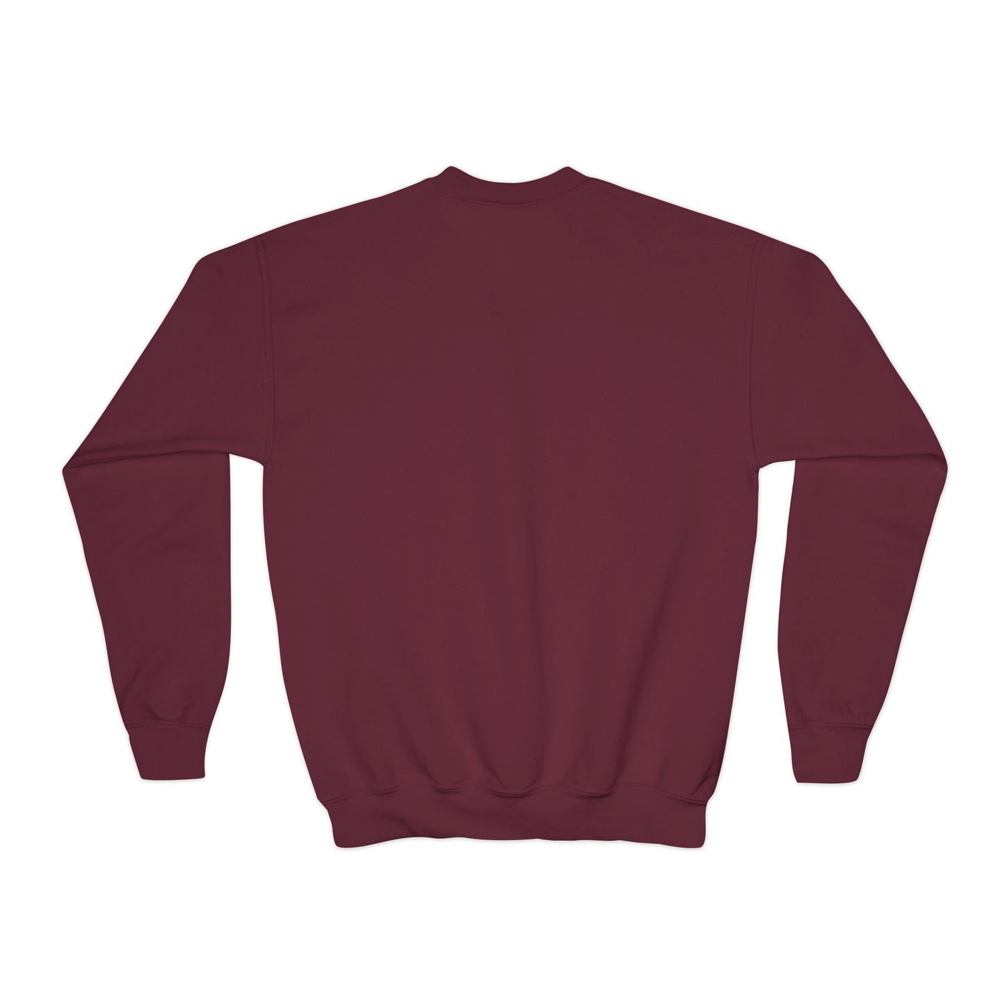 Youth Crewneck Sweatshirt - Stylish Black & White Bird Design