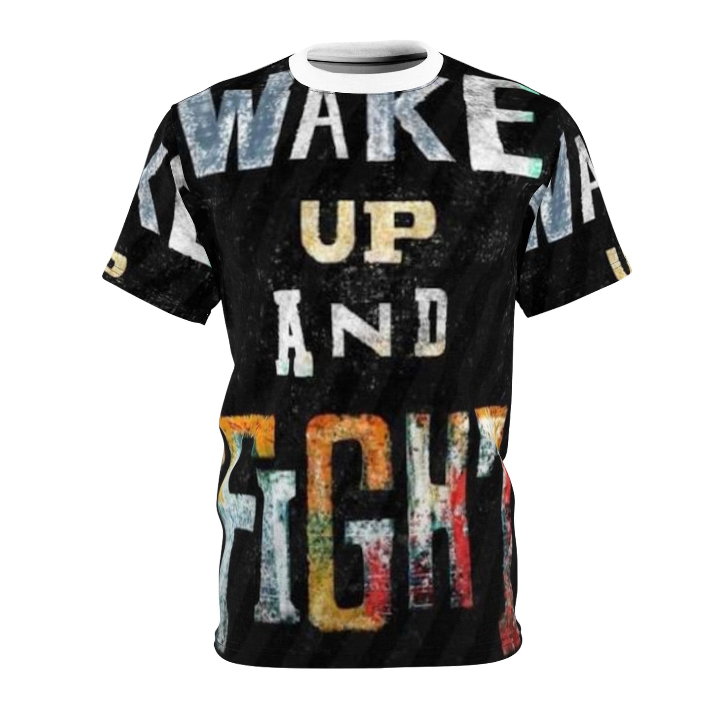 Awake Up and Fight Unisex Tee - Motivational Graphic T-Shirt for Everyday Inspiration