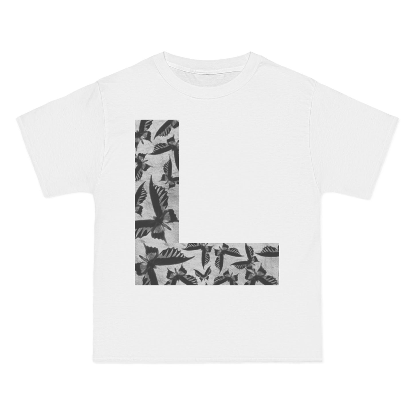 Stylish Butterfly L Graphic Tee - Casual Summer Wear