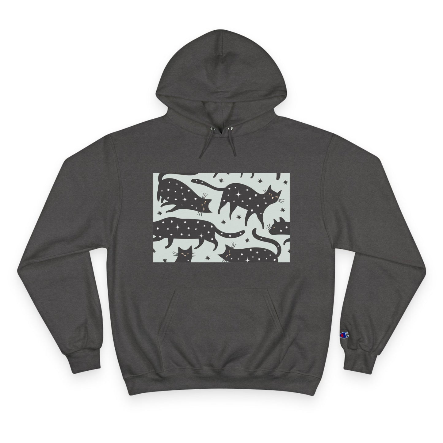 Cozy Cat Champion Hoodie - Perfect for Cat Lovers