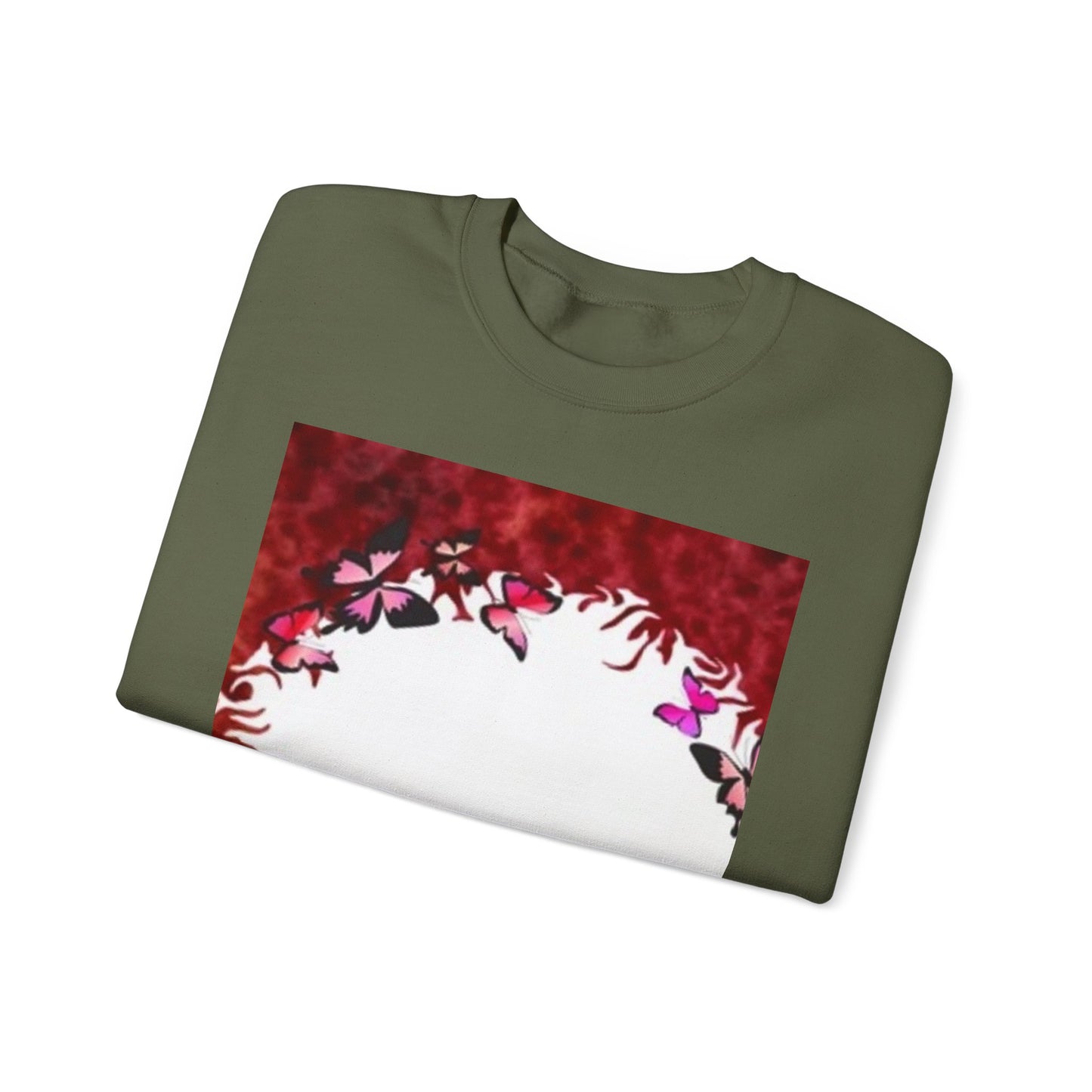 Floral Nature Crewneck Sweatshirt - Cozy Unisex Pullover for Nature Lovers