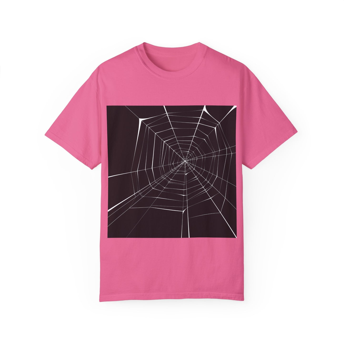 Spooky Spider Web Unisex Garment-Dyed T-Shirt
