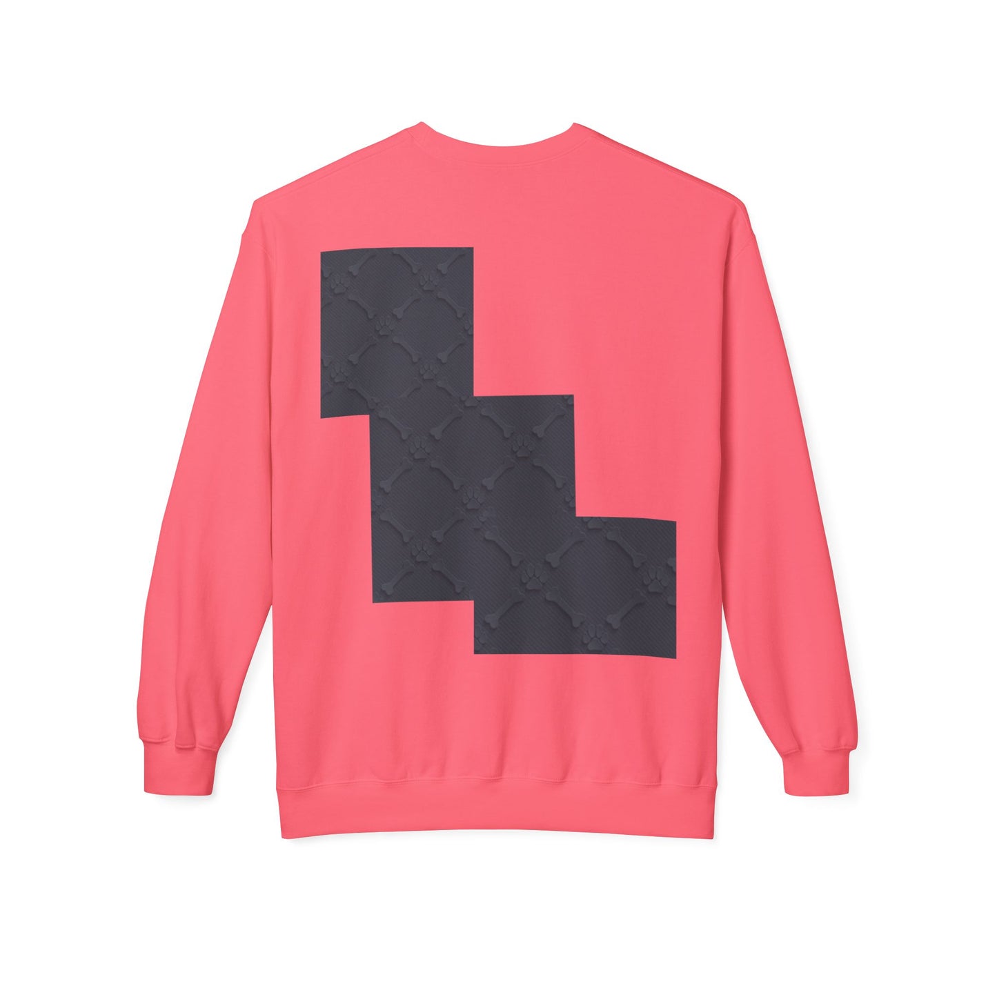 Minimalist Pet-Themed Crewneck Sweatshirt for Animal Lovers