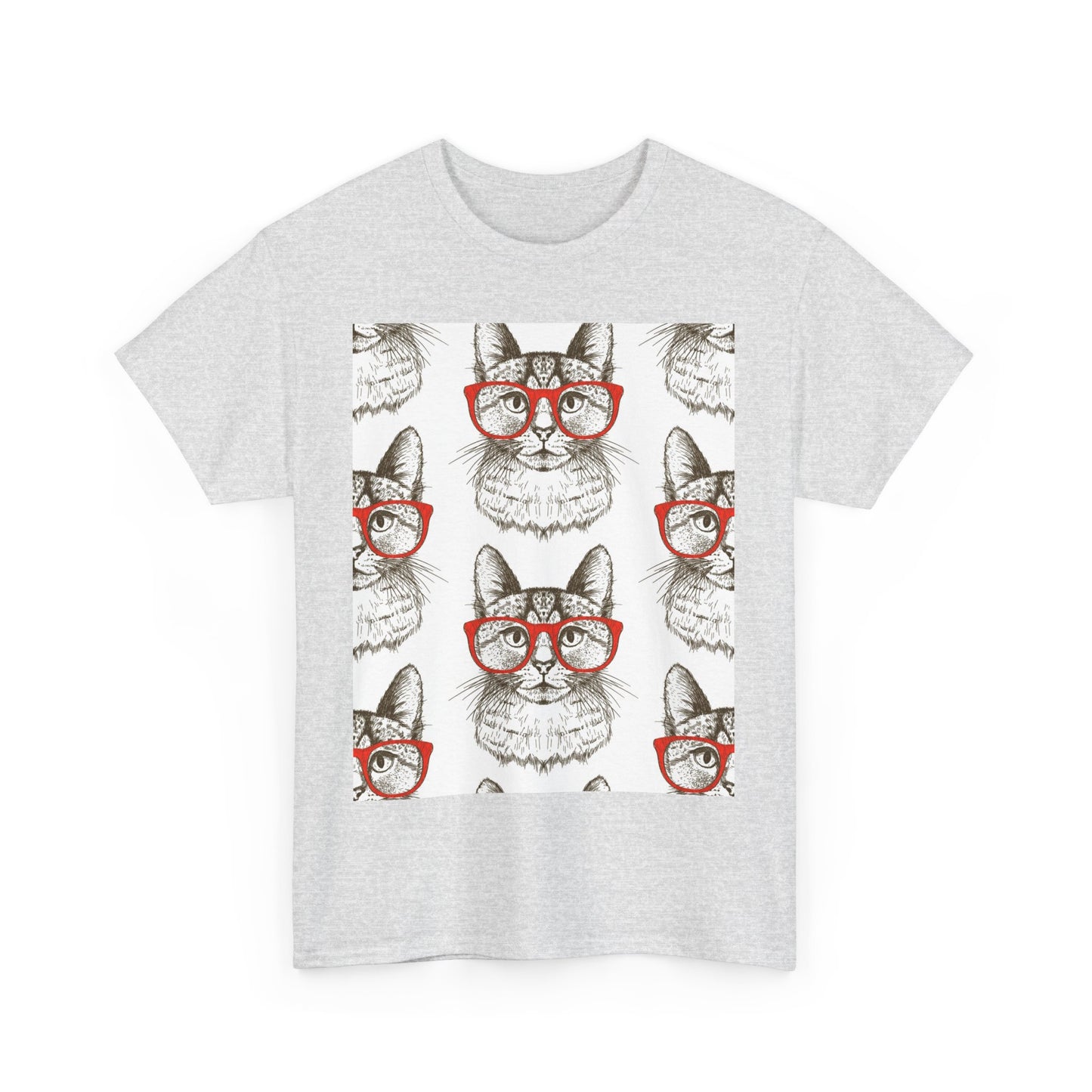 Funny Cat Graphic Unisex Heavy Cotton Tee