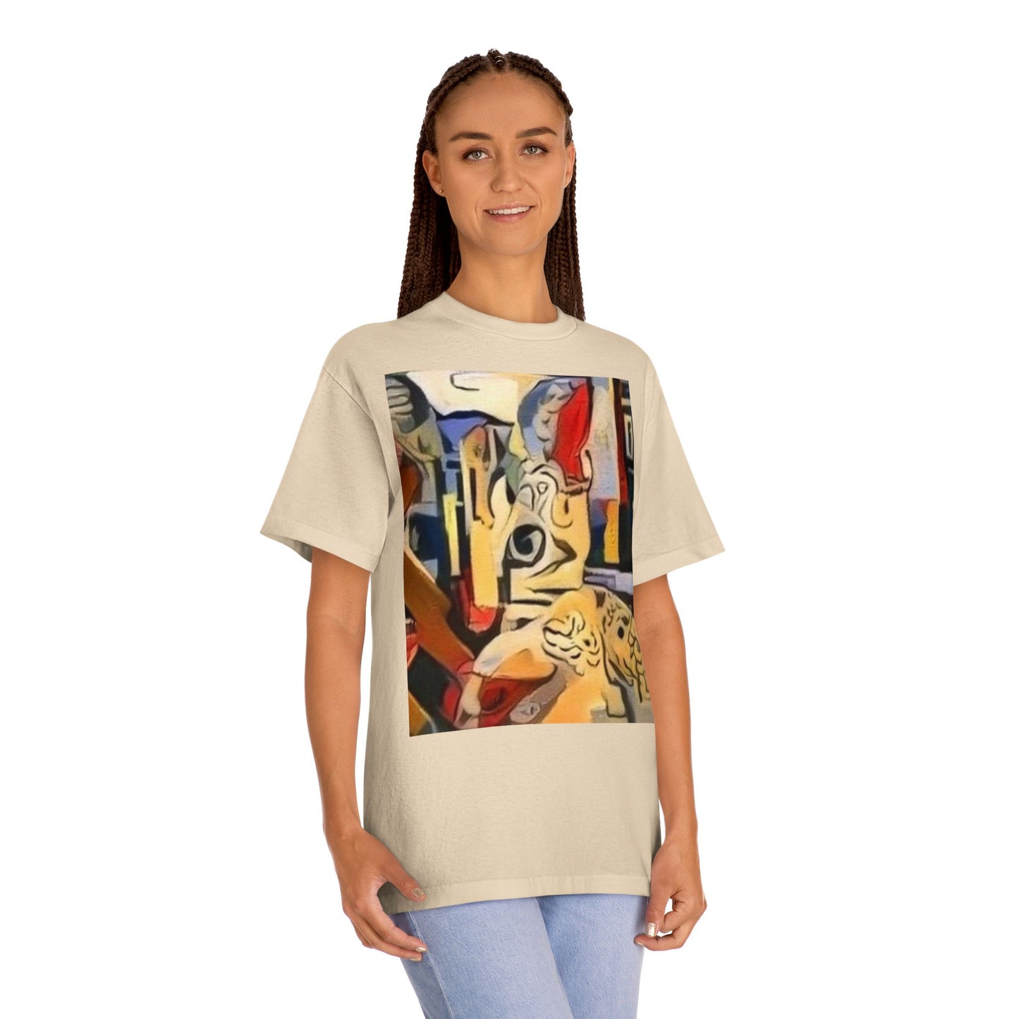 Artistic Unisex Classic Tee - Vibrant Abstract Design
