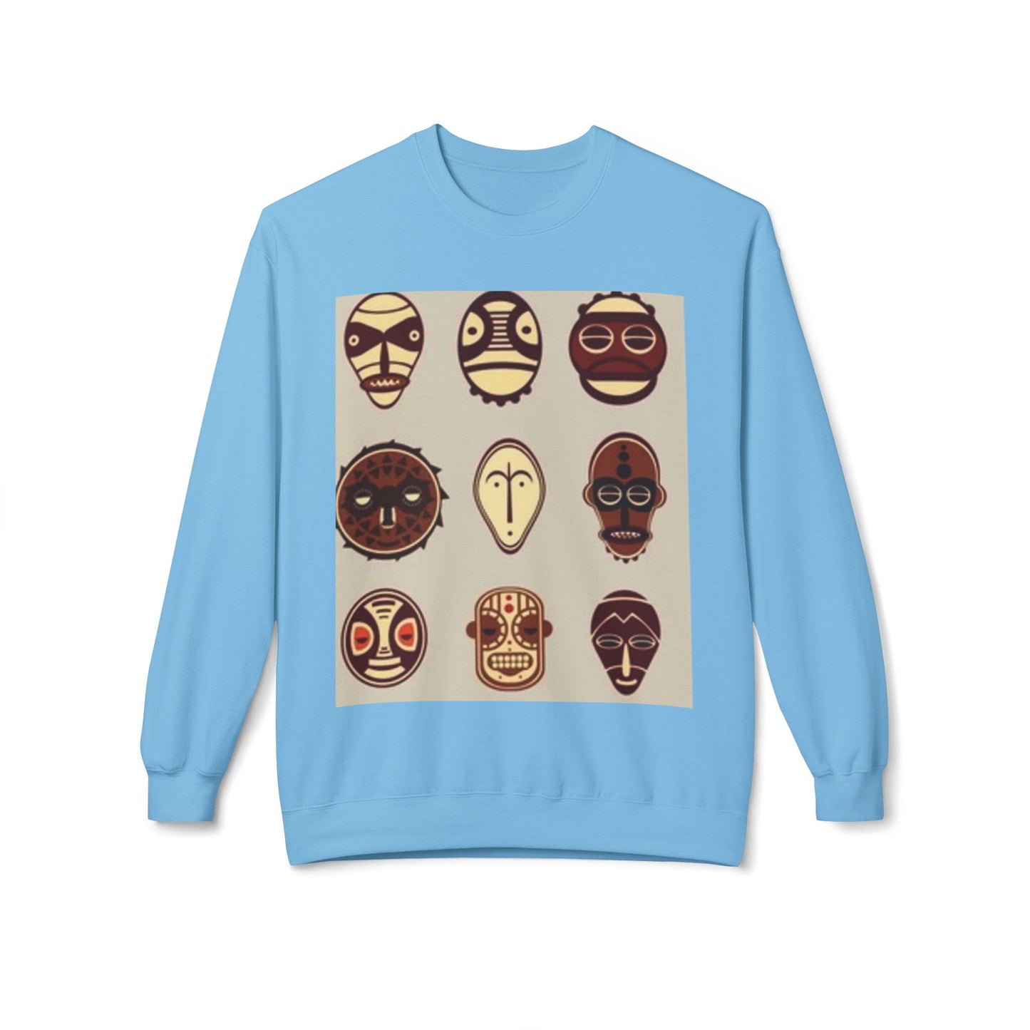 Artistic Horse Illustration Fleece Crewneck Sweatshirt - Unisex