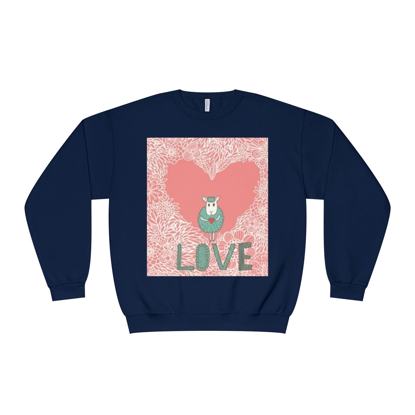 Love-Themed Unisex NuBlend® Crewneck Sweatshirt