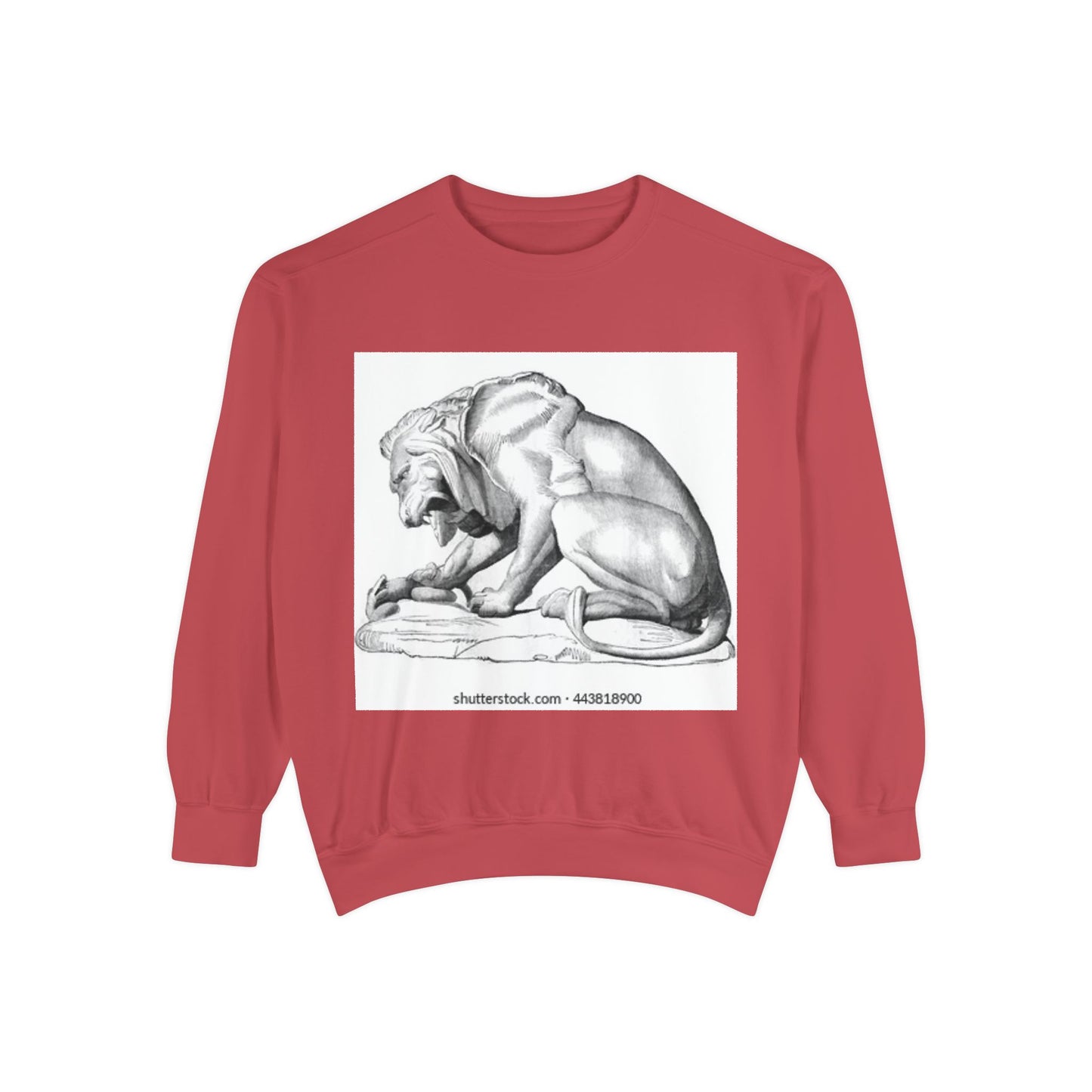Artistic Lion Graphic Unisex Sweatshirt - Cozy & Stylish