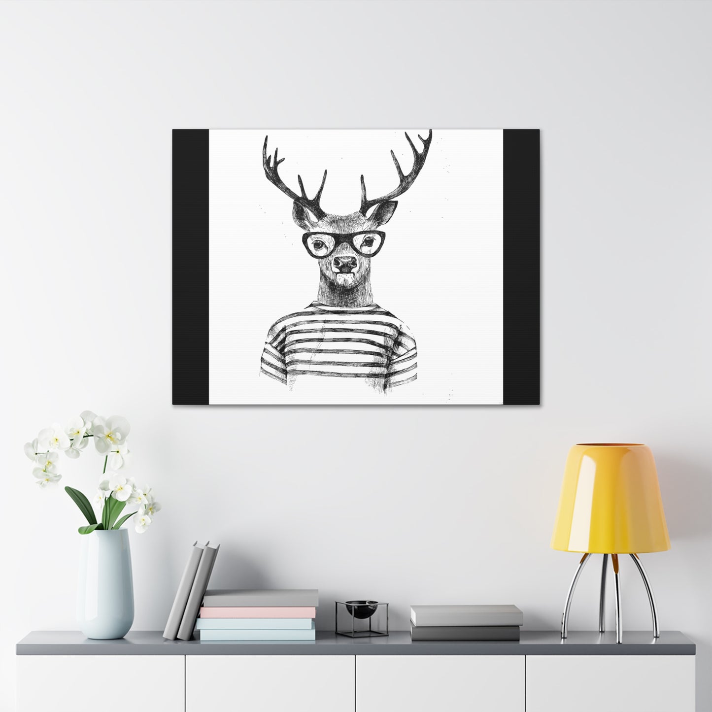 Whimsical Deer Canvas Gallery Wraps - Unique Home Decor for Animal Lovers