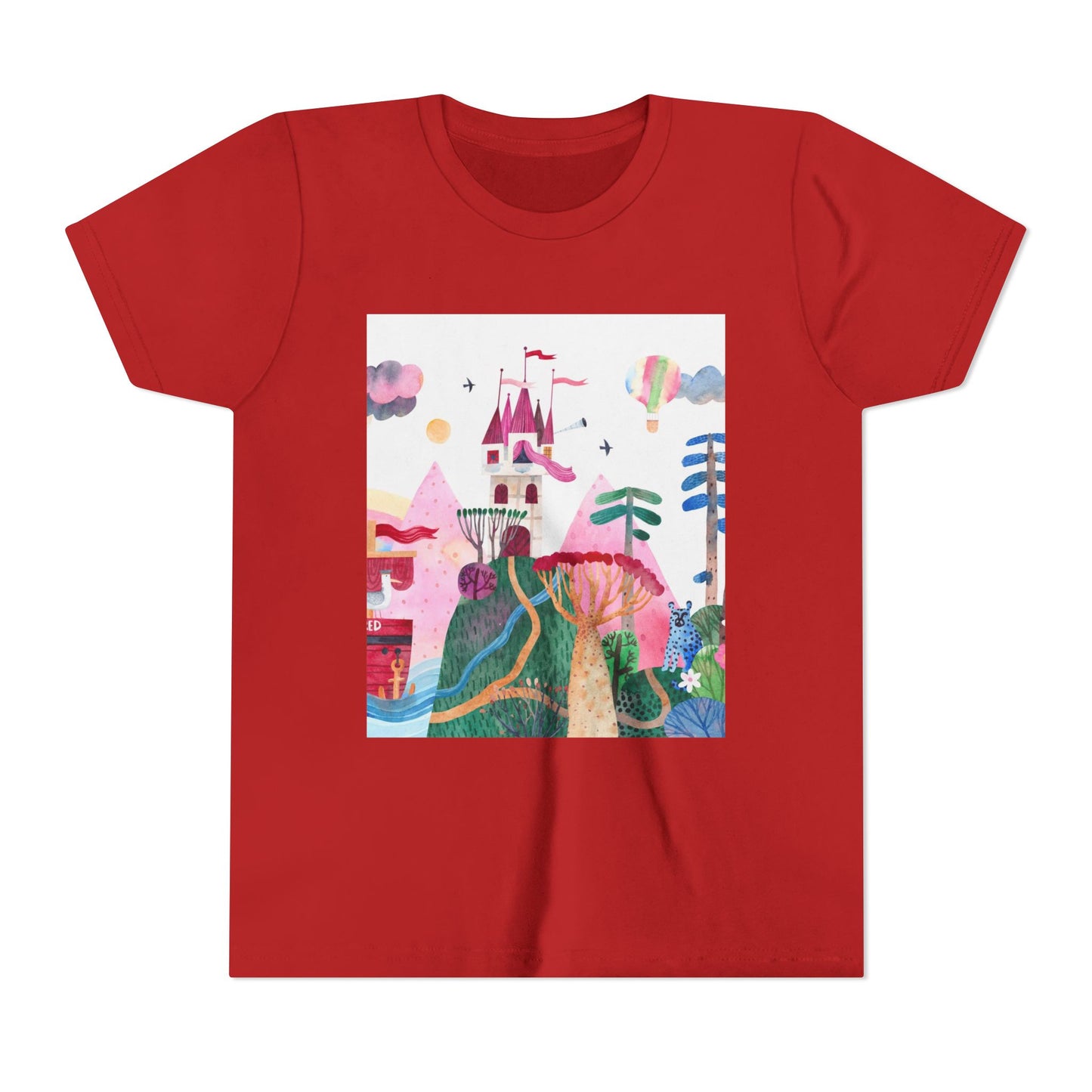 Mermaid Dreams Youth Tee - Cute Short Sleeve T-Shirt for Girls