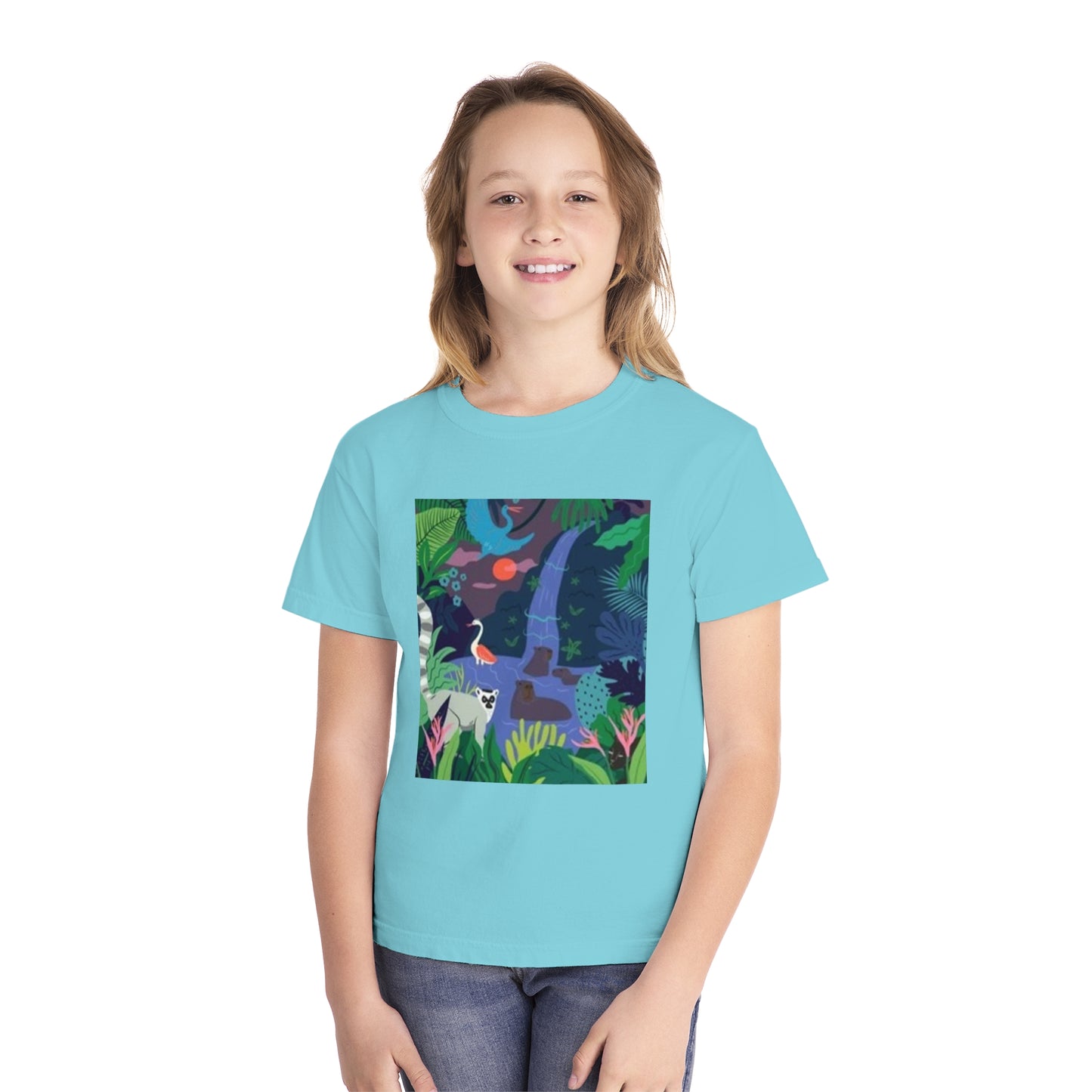 Colorful Jungle Adventure Youth Tee