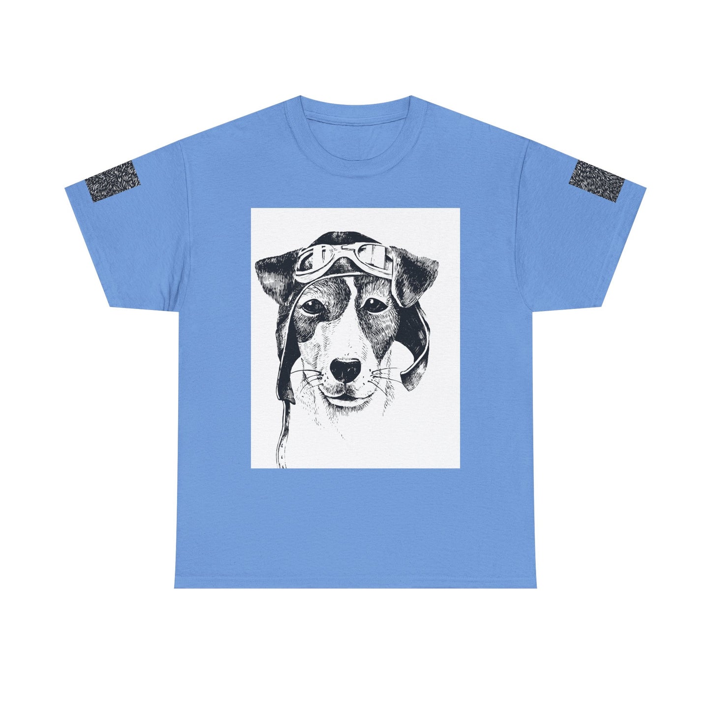 Vintage Aviator Dog Unisex Heavy Cotton Tee