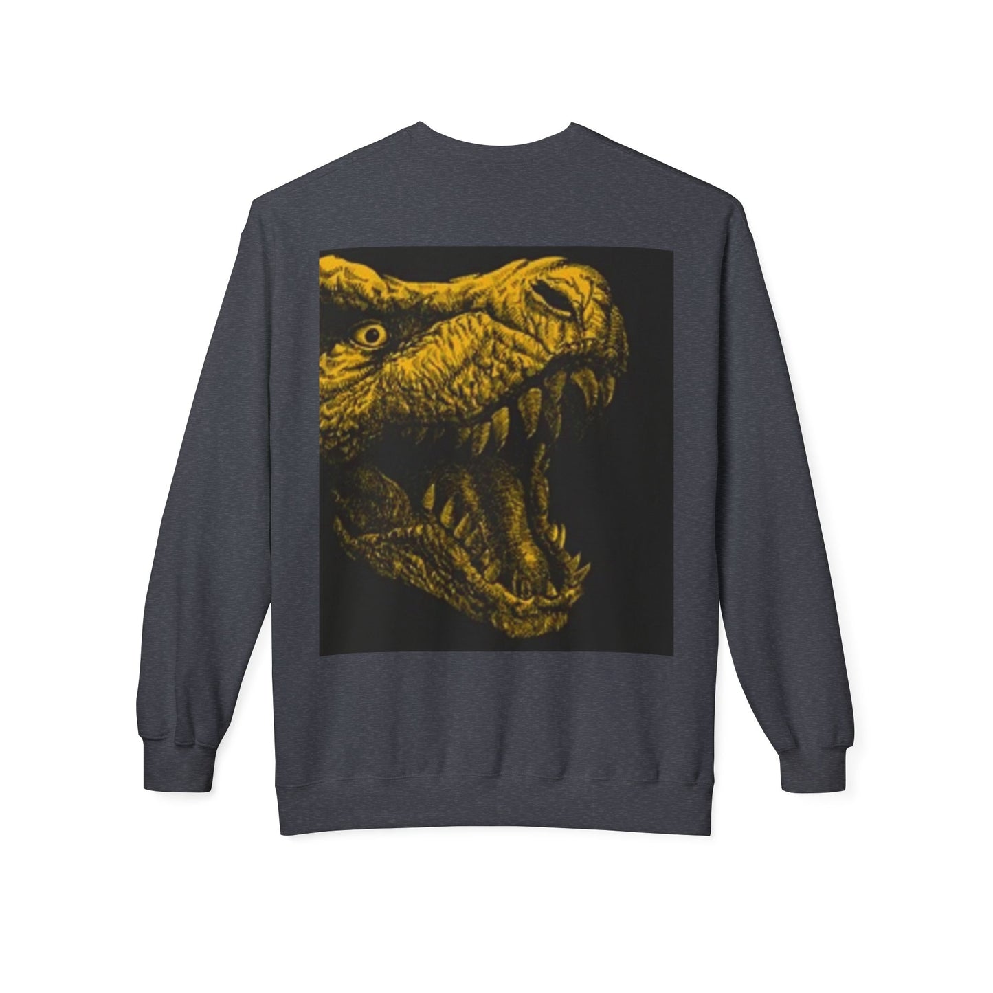 Unisex Dinosaur Graphic Sweatshirt - Cozy Midweight Crewneck