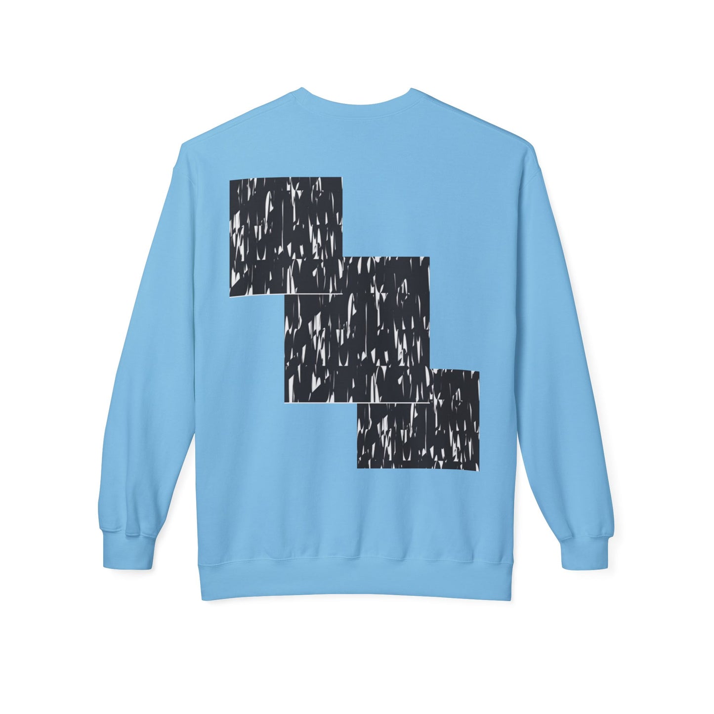 Modern Abstract Fleece Crewneck Sweatshirt - Cozy Unisex Apparel