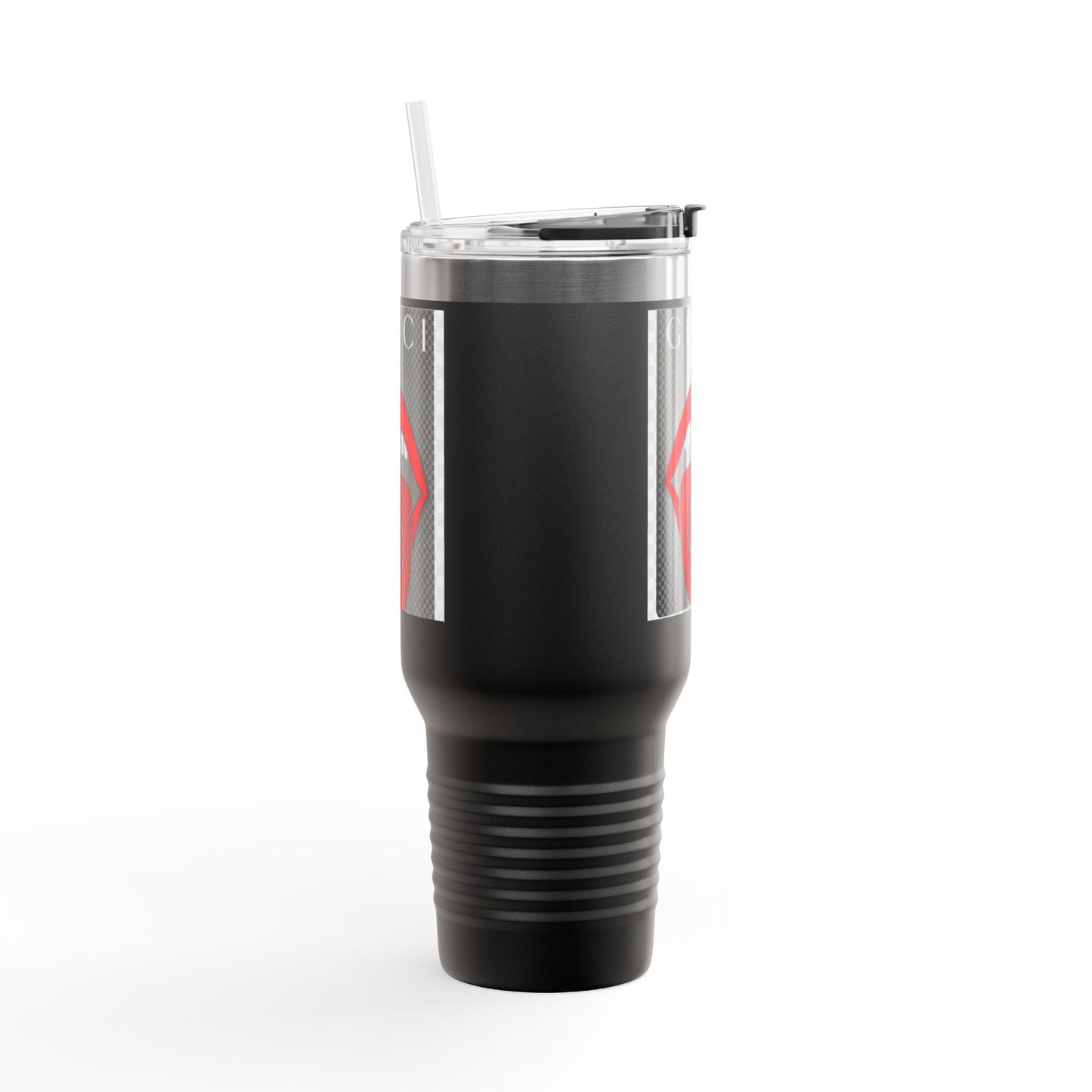Gucci Style Insulated Travel Mug - 40oz with Iconic Lip Design