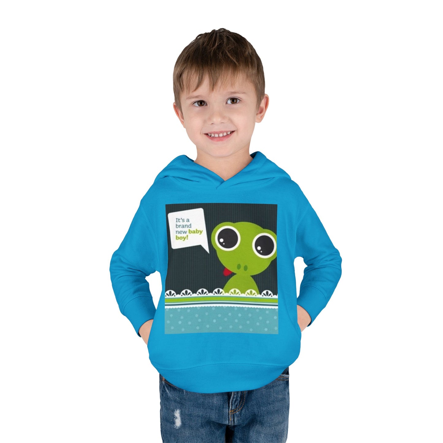 It's a Boy Alien Toddler Hoodie - Cute Fleece Pullover for Boys