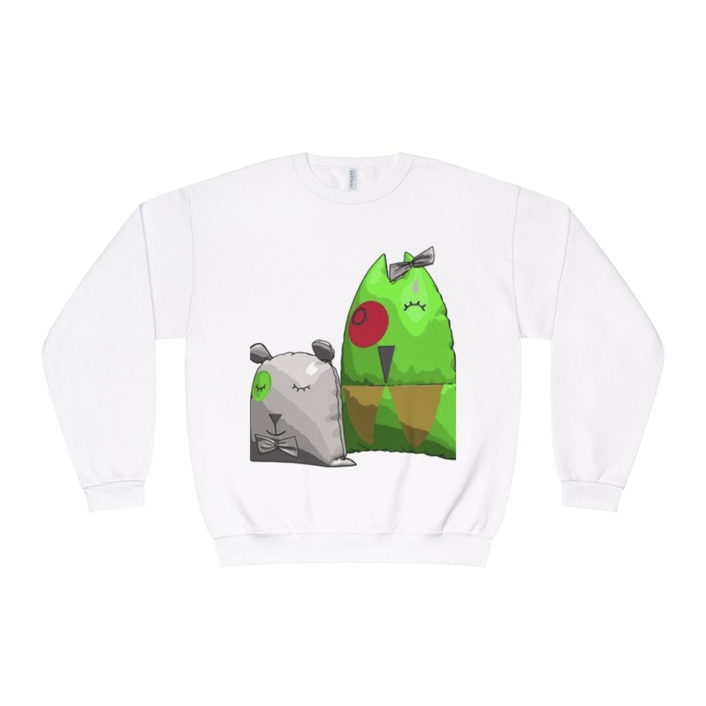 Cute Cartoon Monsters Unisex Crewneck Sweatshirt - Cozy Fun for All Ages