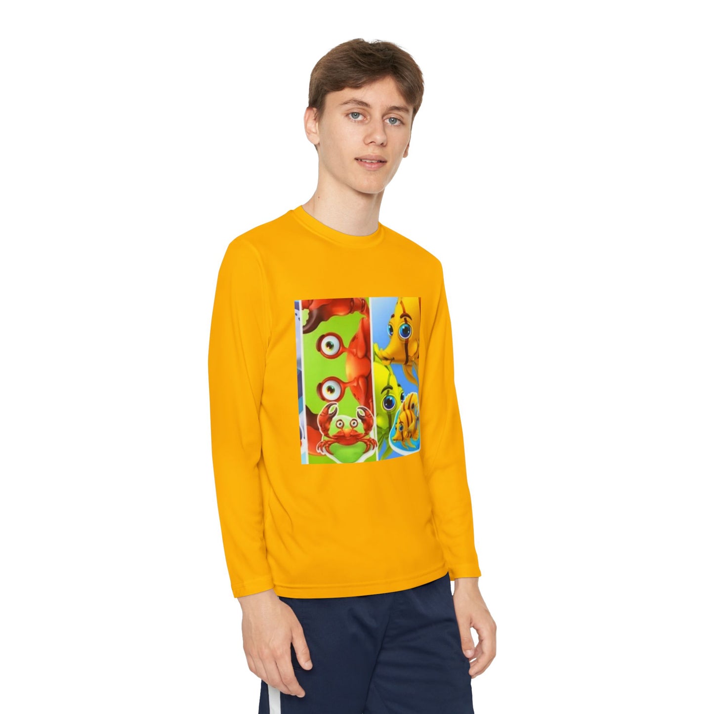 Vibrant Youth Long Sleeve Tee - Fun Animal Designs for Playful Kids